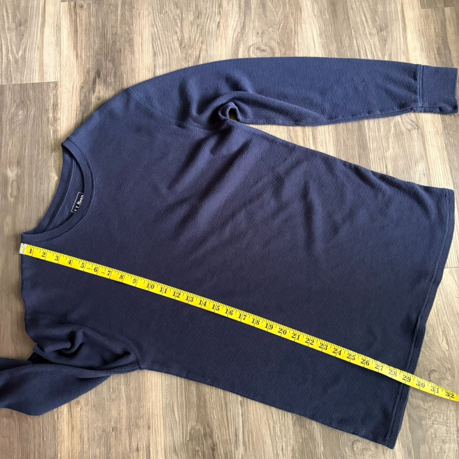 L.L. Bean Vintage Waffle Knit Thermal Shirt Long Sleeve Men's Size L Size US L / EU 52-54 / 3 - 4 Thumbnail