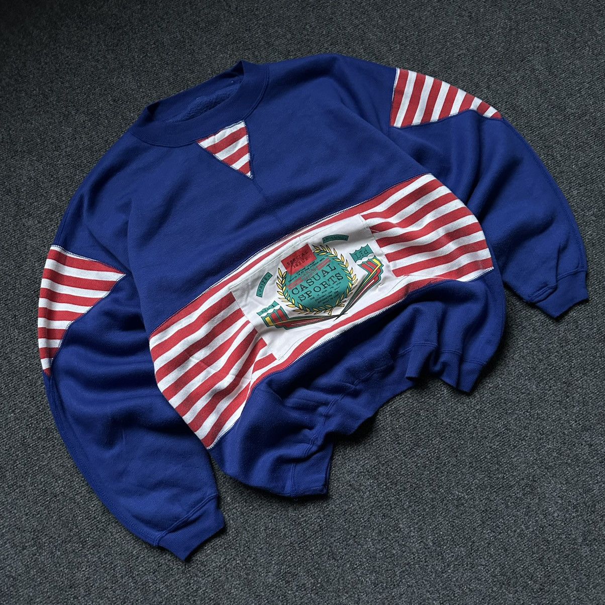 RETROVERT VTG Casual Sport Sweatshirt Big Logo Size XXL 80-90s Size US XXL / EU 58 / 5 - 1 Thumbnail