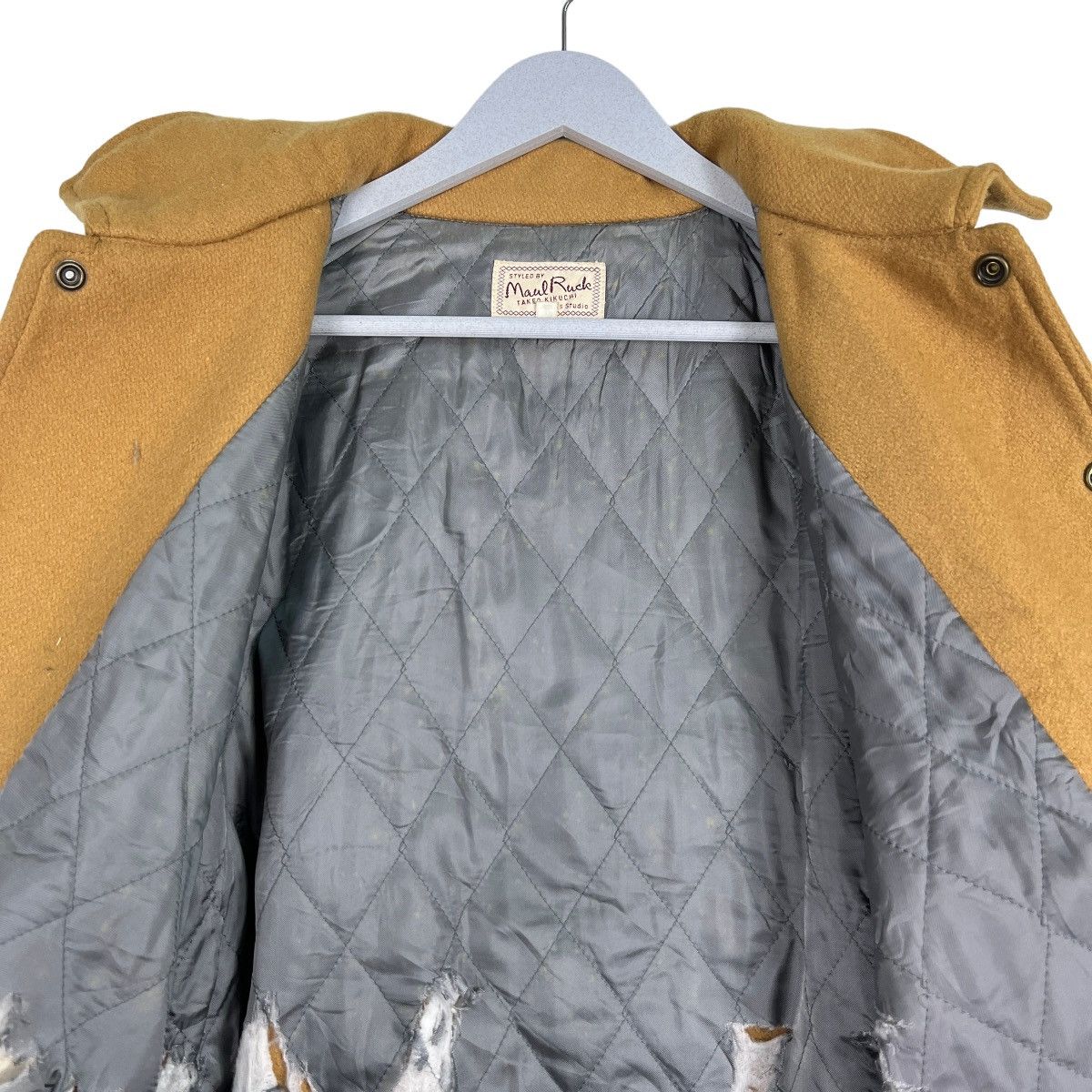 Takeo Kikuchi 🔥 MAUL RUCK TAKEO KIKUCHI WOOL VARSITY BOMBER JACKET Size US L / EU 52-54 / 3 - 15 Thumbnail