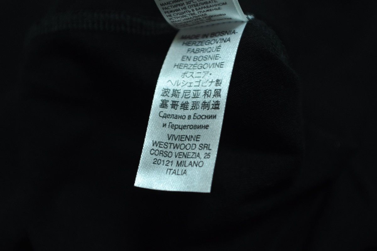 Vivienne Westwood Vintage Vivienne Westwood Underwear Black Classic T-Shirt Size US M / EU 48-50 / 2 - 11 Thumbnail