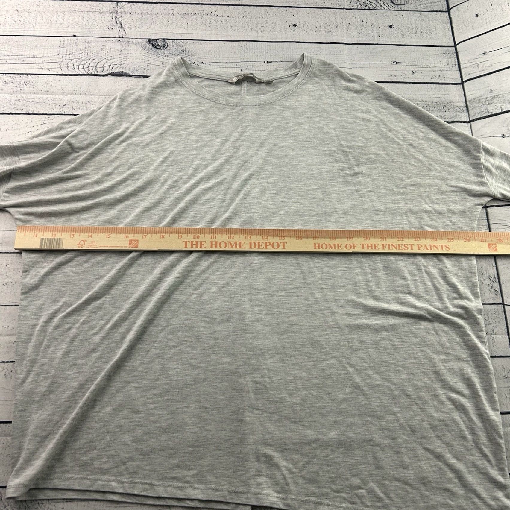 Athleta Athleta Oversized Gray Blouse Women's Small Relaxed Cloudlight Top Size S / US 4 / IT 40 - 4 Thumbnail
