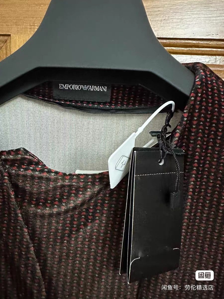 Emporio Armani EMPORIO ARMANI velvet silk shirt Size US M / EU 48-50 / 2 - 3 Thumbnail