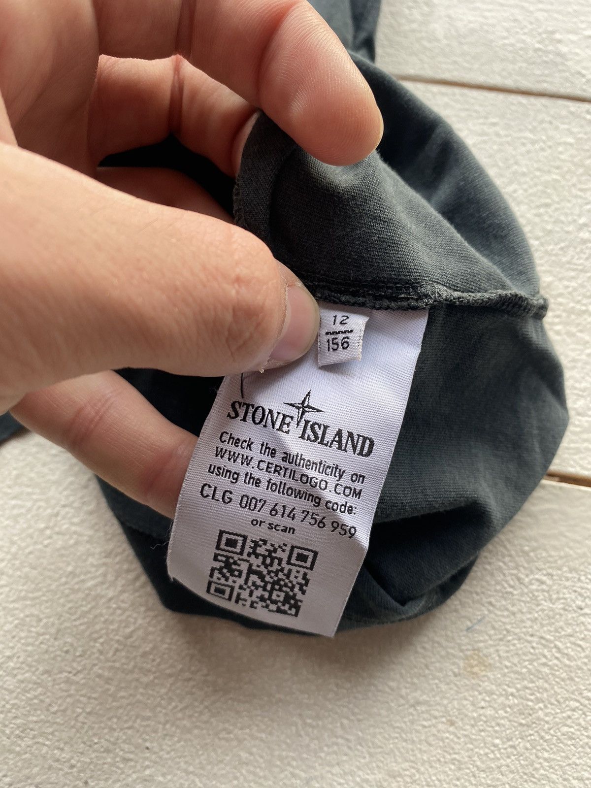 Stone Island 🔥Stone Island Blue Logo T Shirt Mens Small/Junior156 Rare Size US S / EU 44-46 / 1 - 6 Thumbnail