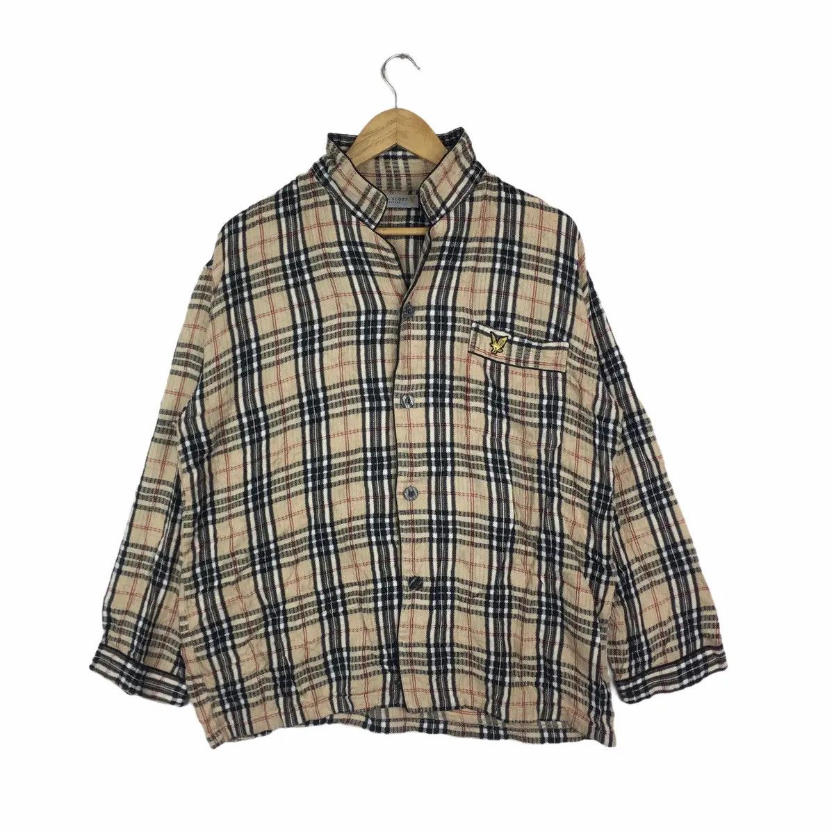 Lyle & Scott Vintage LYLE & SCOTT COLLECTION Nova Checks Casual Tee Shirt Size US XL / EU 56 / 4 - 1 Thumbnail