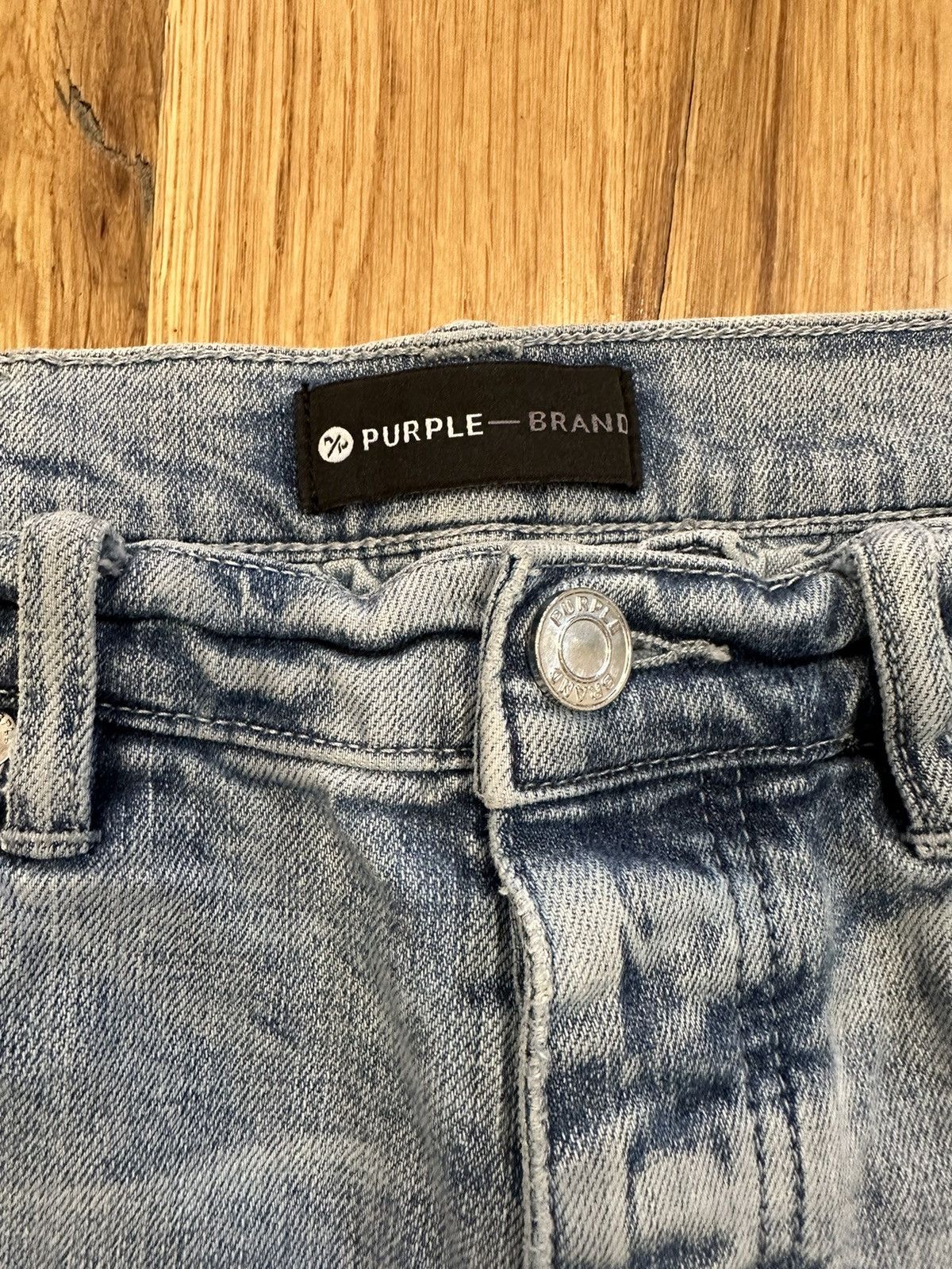 Purple Brand Purple Brand Washed Blue Denim Jeans Size 29 Size US 29 - 4 Thumbnail