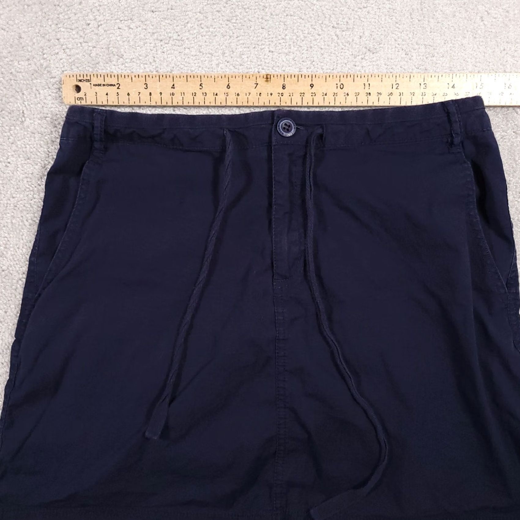 Eddie Bauer Eddie Bauer Mini Skirt Drawstring Women's 6 Navy Blue Casual Outdoor Pockets Skirt Beach Outdoor Womens 6 Navy Blue Size 28" / US 6 / IT 42 - 5 Thumbnail