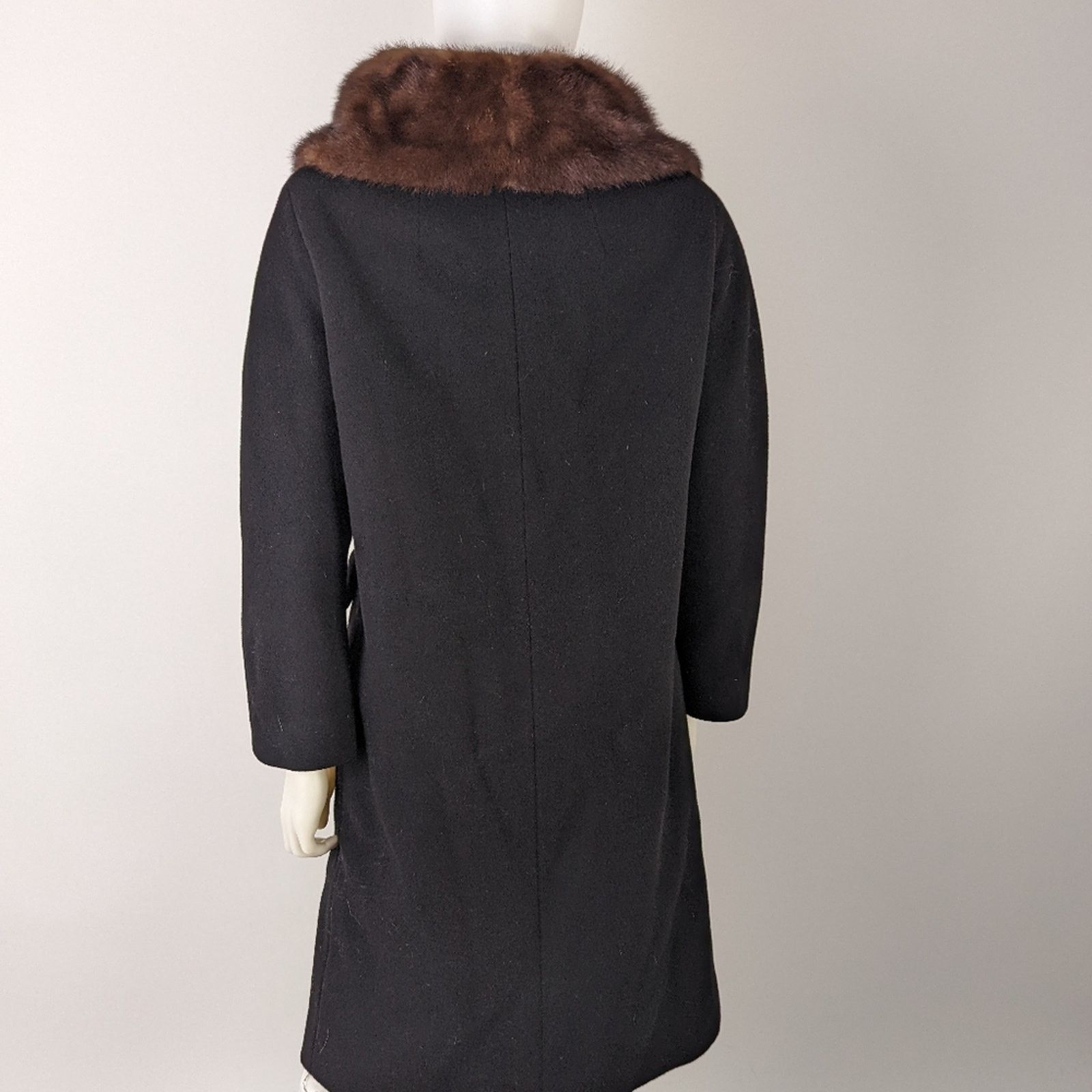 Vintage Vintage 50's/60's Franklin Simon New York Wool Dress Coat Size M / US 6-8 / IT 42-44 - 6 Thumbnail