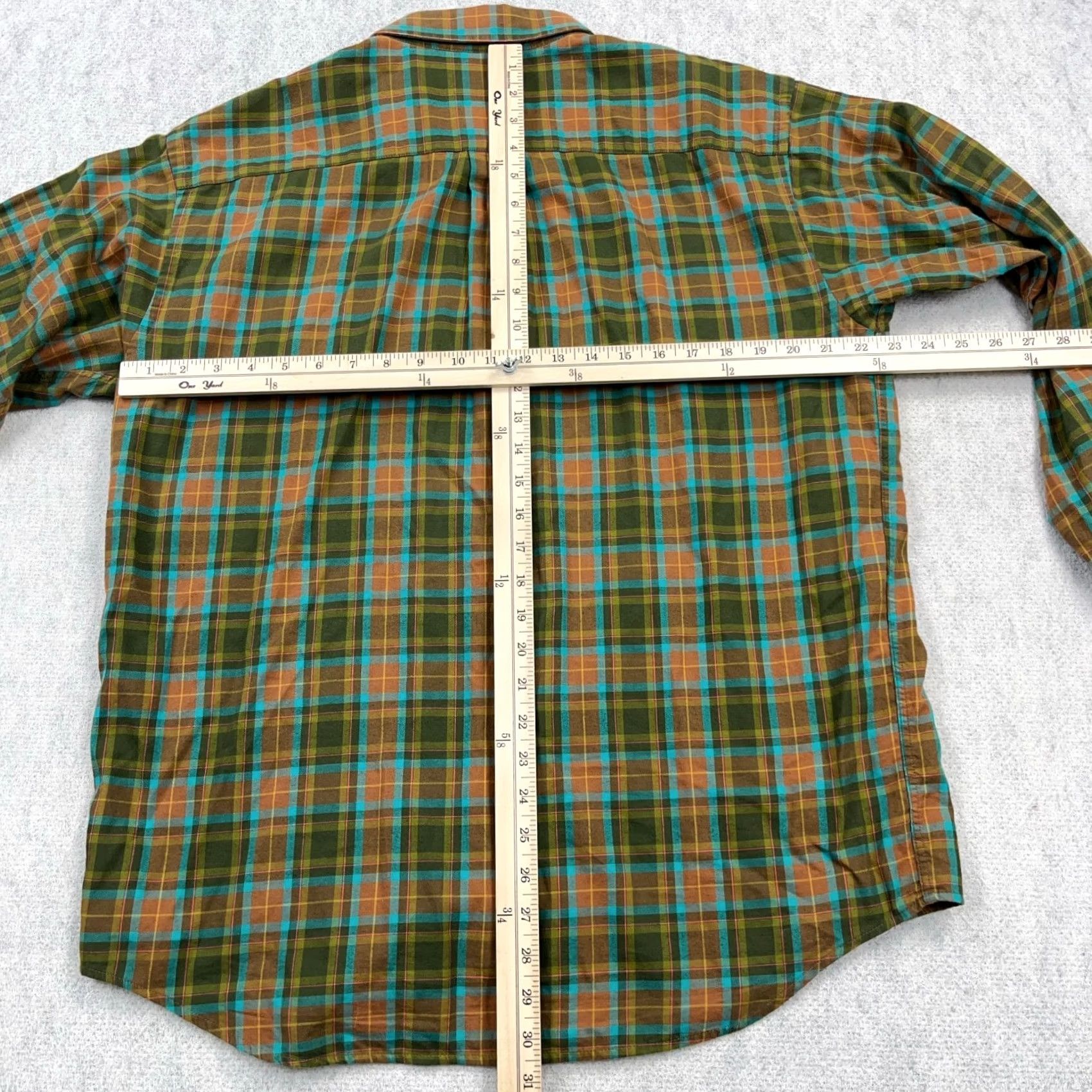 Patagonia Patagonia Shirt Men Large Olive Green Organic Cotton Flannel Lightweight Camp Shirt Button-Down Long Sleeve Plaid Lightweight Casual Outdoor Men Size US L / EU 52-54 / 3 - 6 Thumbnail