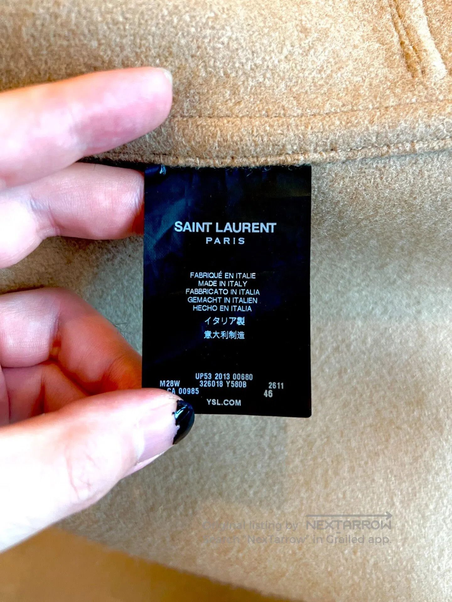 Saint Laurent Paris saint laurent wool hooded duffle coat. Size US M / EU 48-50 / 2 - 5 Thumbnail