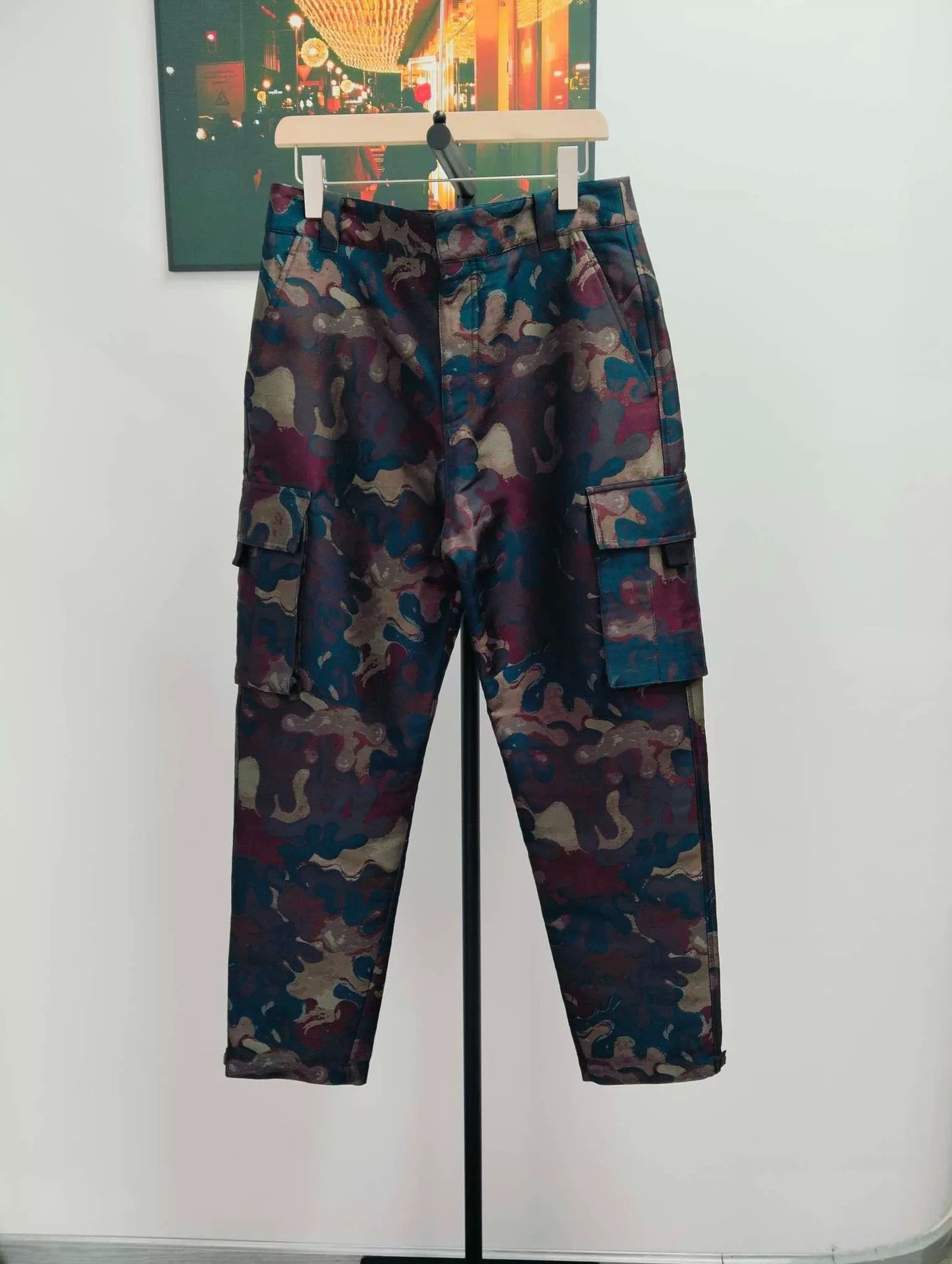 Dior Dior x Peter Doig Camo Cargo Pants Size US 34 / EU 50 - 1 Thumbnail