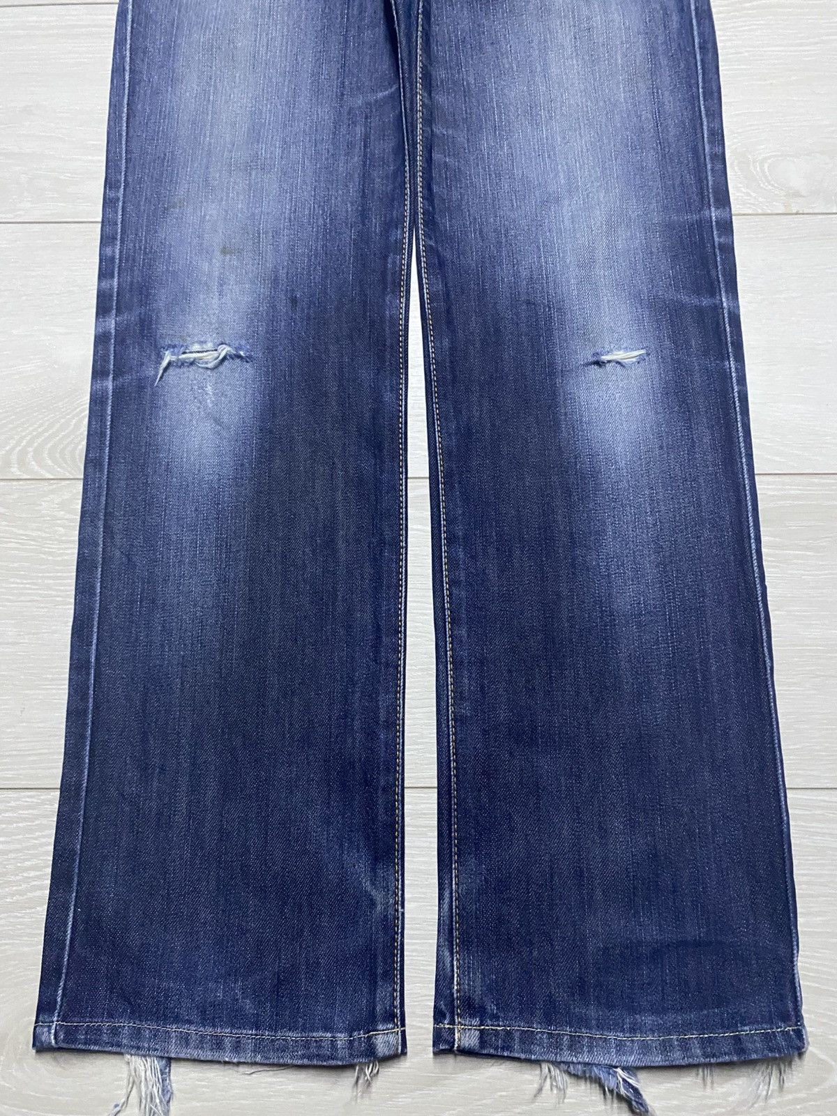 Edwin Vintage Edwin 403 Faded Wash Distressed Jeans Size US 32 / EU 48 - 5 Thumbnail