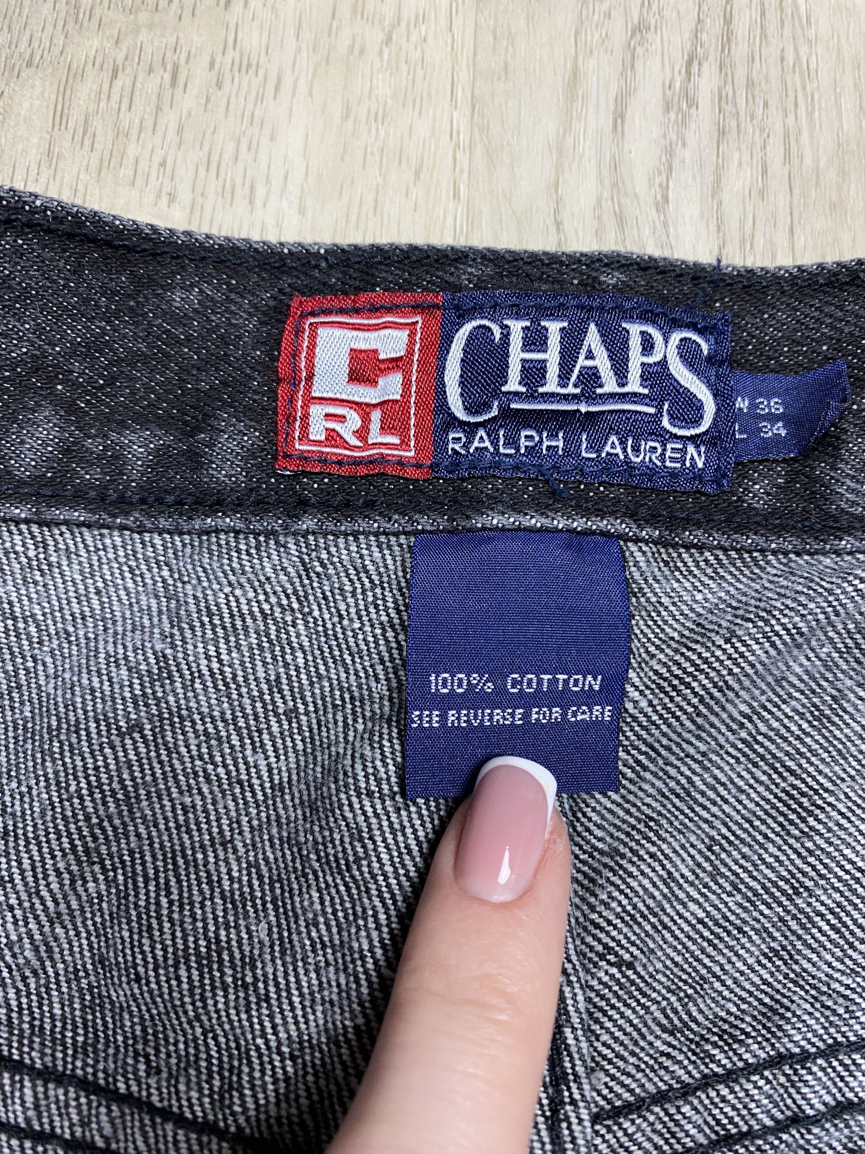 Chaps Ralph Lauren Chaps Polo Ralph Lauren 90s Vintage Mens Denim Pants Jeans Size US 36 / EU 52 - 6 Thumbnail