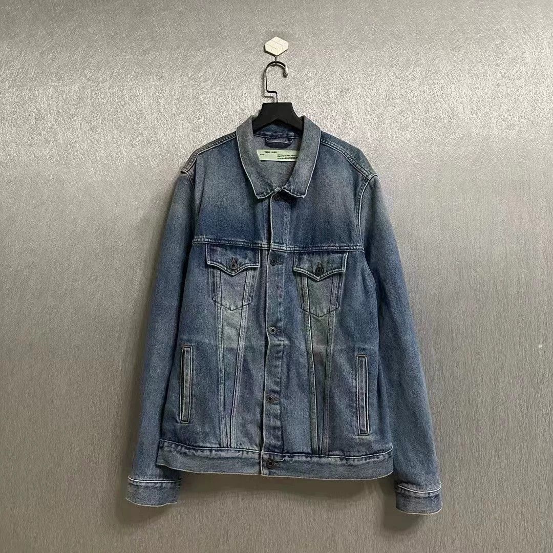 Off-White off white tiger print denim jacket Size US M / EU 48-50 / 2 - 1 Thumbnail