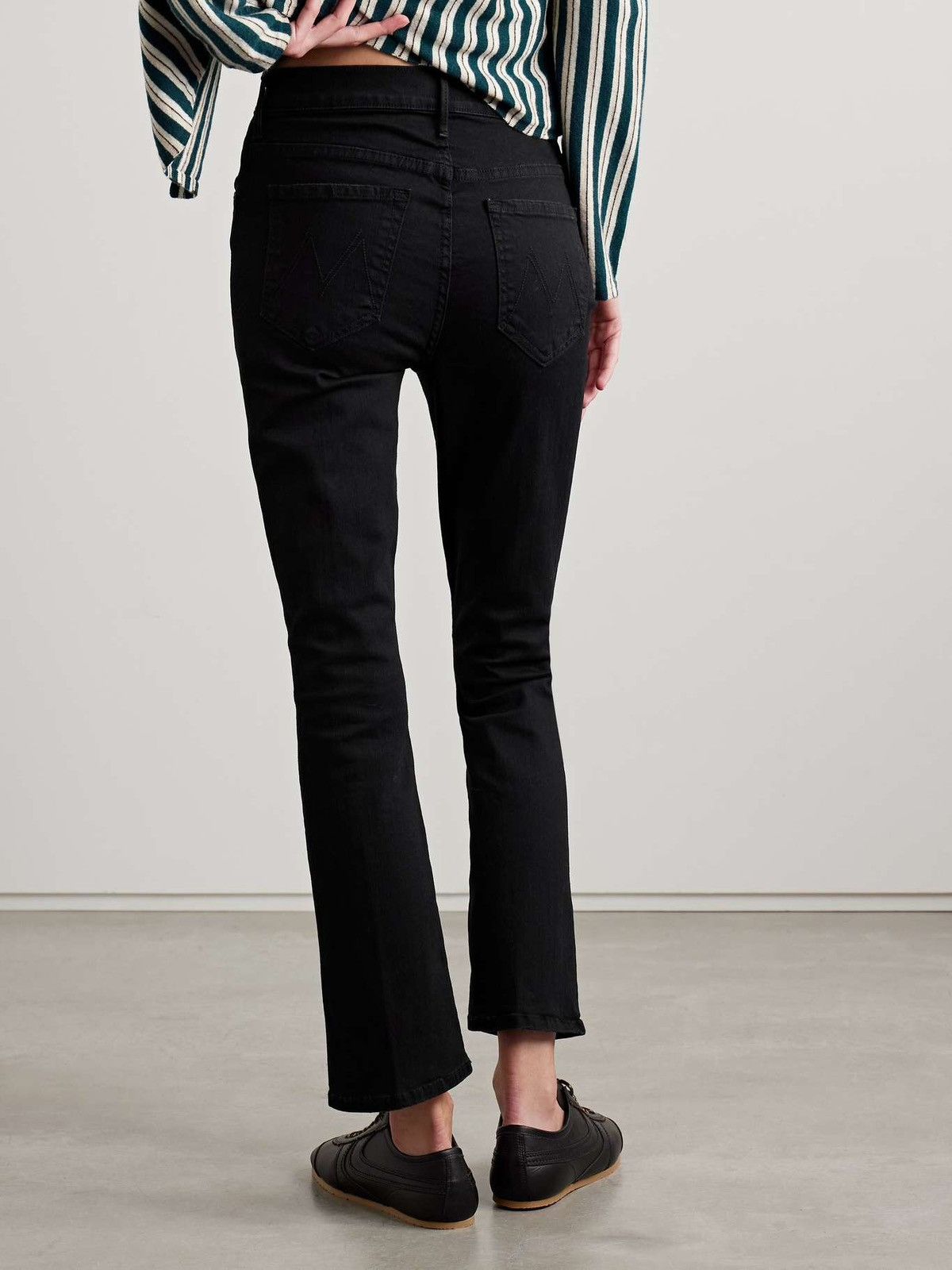 MOTHER Mother The Insider Cropped High-rise Bootcut Jeans Size 29" - 3 Thumbnail