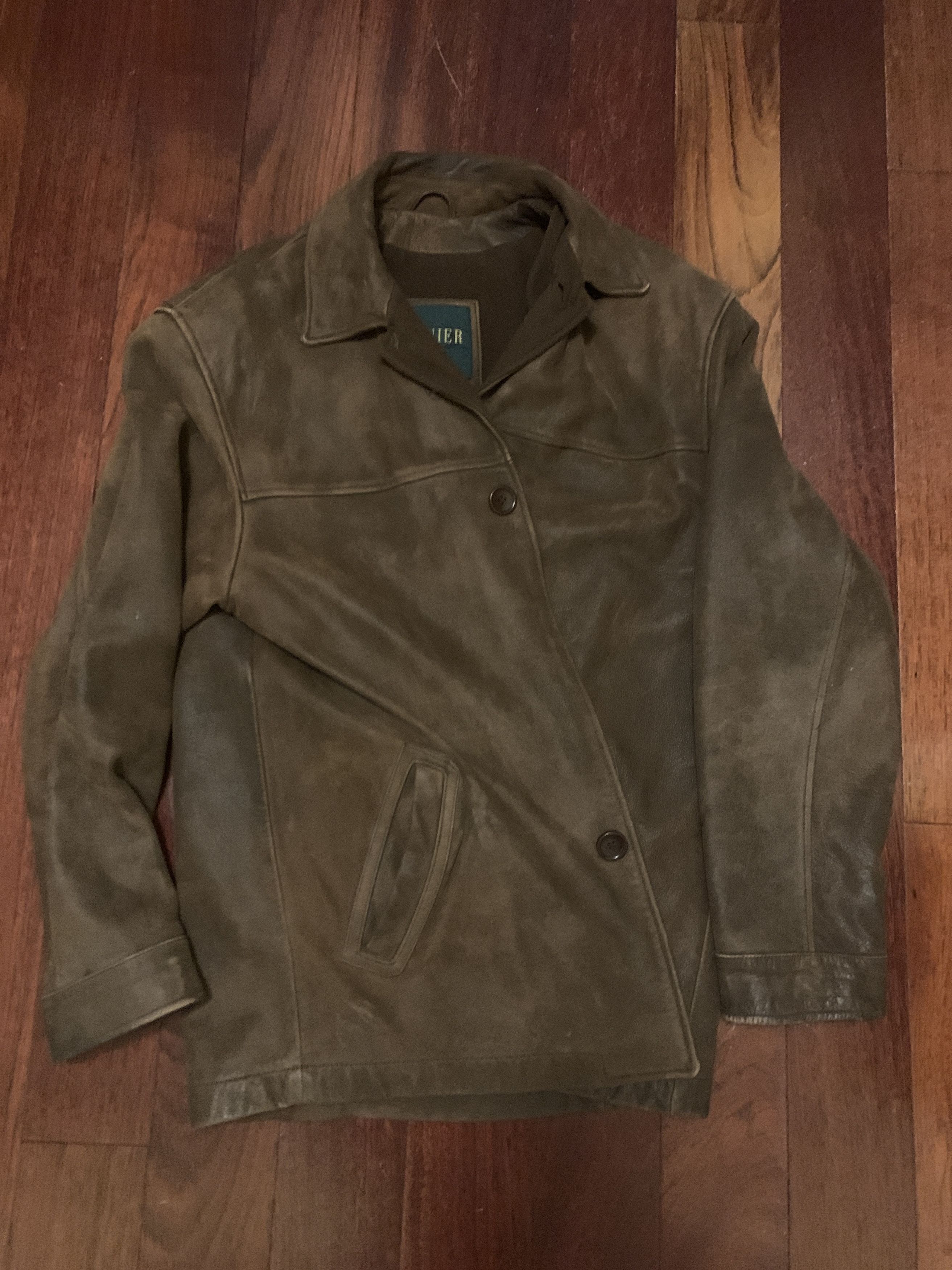 Danier Vintage Danier Genuine Leather Jacket (Brown, S) Size US S / EU 44-46 / 1 - 4 Thumbnail