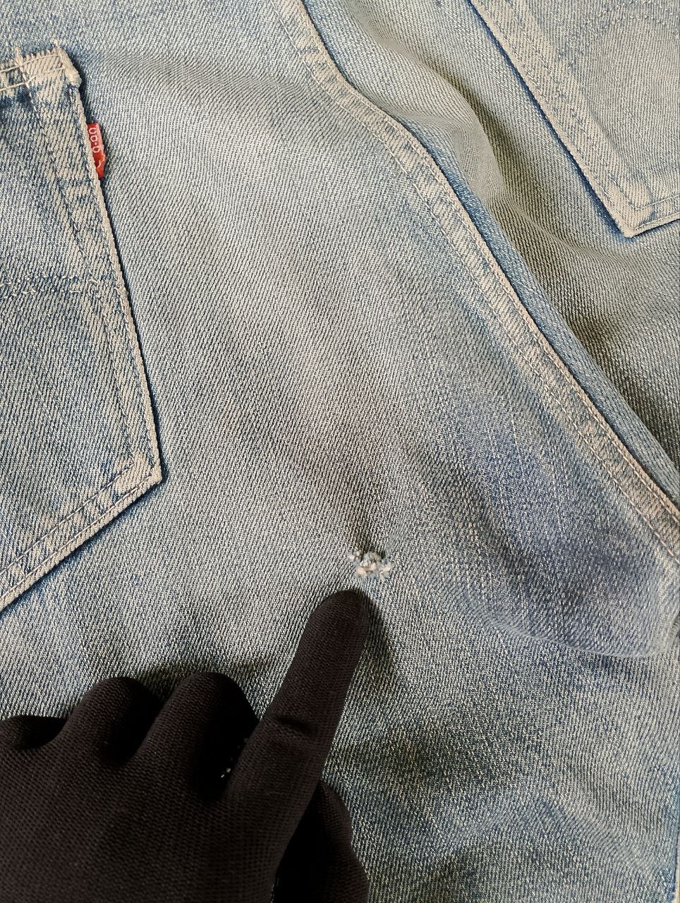 If Six Was Nine Vintage BARTACK JEANS Japan Selvedge Scovill Rivet Denim Size US 31 - 17 Thumbnail