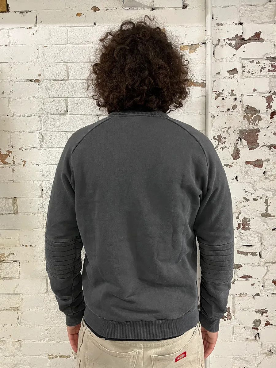 Pierre Balmain 2010s Pierre Balmain Double Zip Horpist Grey Biker Sweater Size US M / EU 48-50 / 2 - 3 Thumbnail