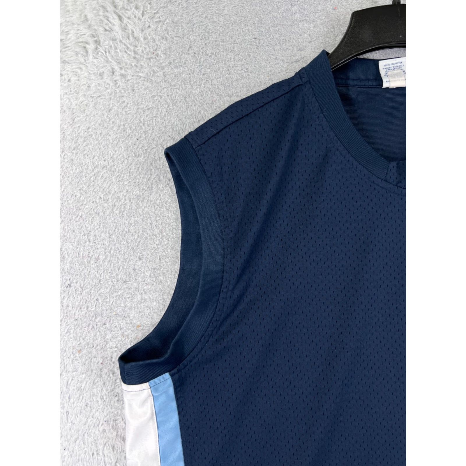 Old Navy Old Navy Shirt Adult XL Blue White Tank Sleeveless Basketball Logo Poly Mens Size US XL / EU 56 / 4 - 3 Thumbnail