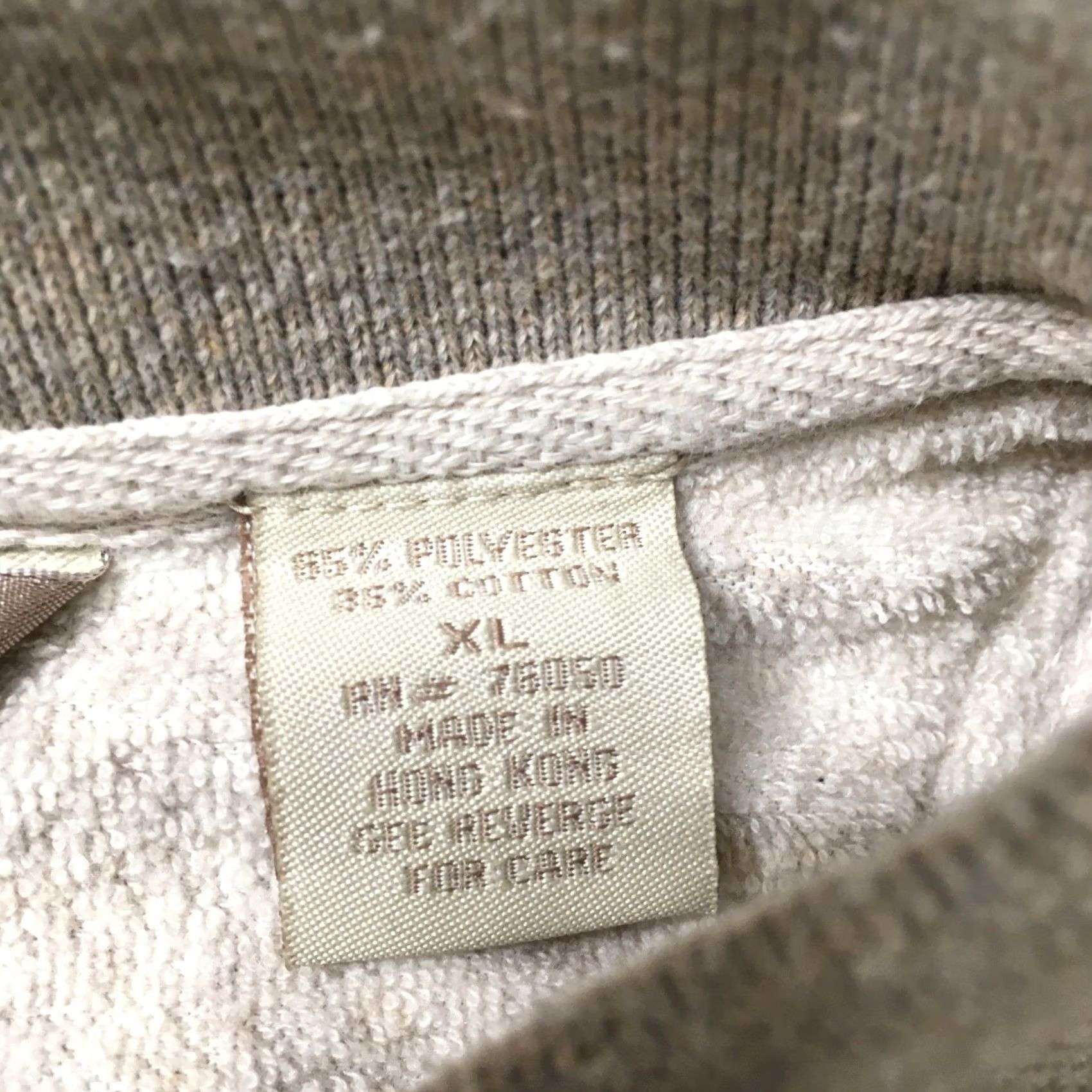 Vintage VINTAGE Taylor & Henry Men's XL Polo Collar Sweatshirt Long Sleeve BEIGE Size US XL / EU 56 / 4 - 3 Thumbnail