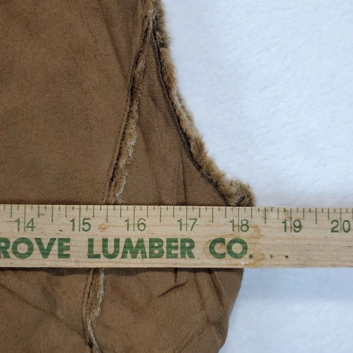 Vintage VTG Barrage Authentic Womens Vest Faux Suede Leather Fur Lined Full Zip Pockets 90s Gorpcore Y2K Vintage Brown M Women's Vest Size M / US 6-8 / IT 42-44 - 6 Thumbnail
