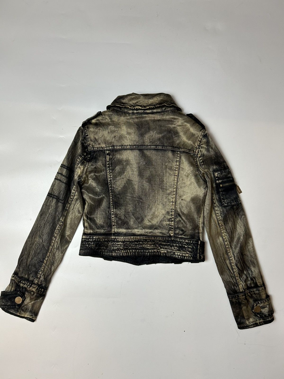 Hysteric Glamour × Japanese Brand JAPANESE BRAND FASHION CROP TOP JACKET Size S / US 4 / IT 40 - 4 Thumbnail