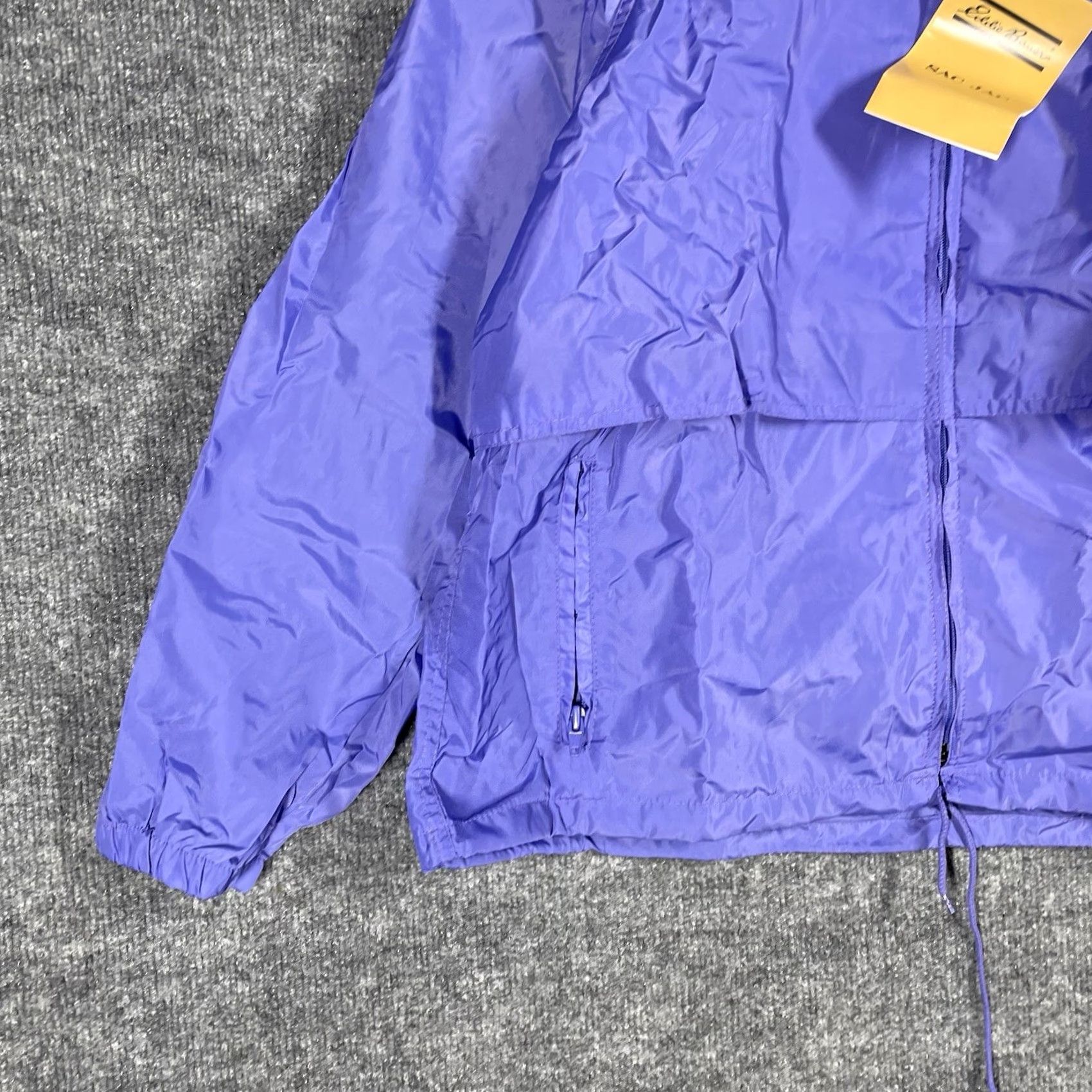Eddie Bauer VINTAGE Eddie Bauer Sac Jac Packable Jacket Womens Large Purple Windbreaker NWT Size L / US 10 / IT 46 - 7 Thumbnail