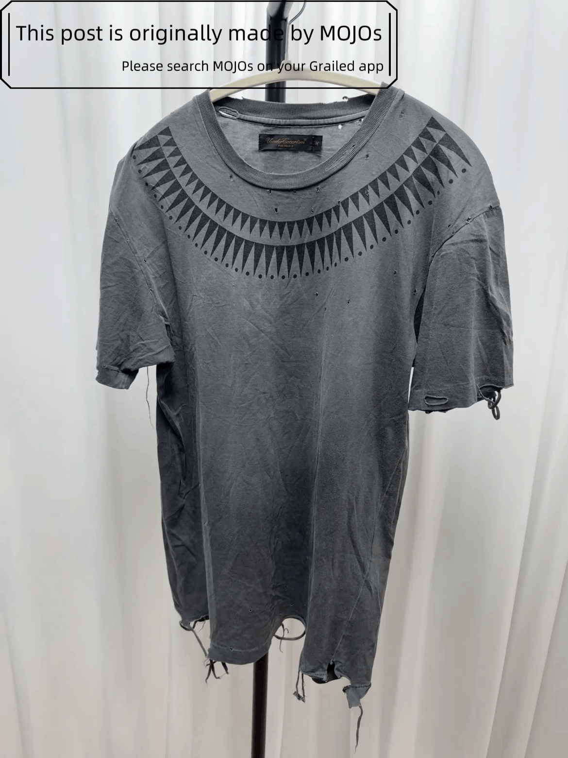 Undercover 03SS OG Scab Destroyed Giz Tee | Grailed