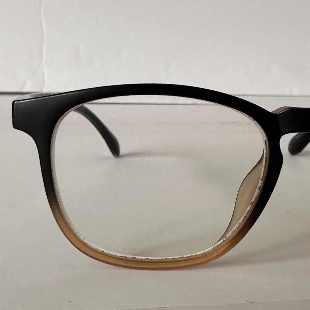 Other ZENNI Square Ombre Brown Eyeglasses Lightweight FRAMES only Size ONE SIZE - 18 Thumbnail