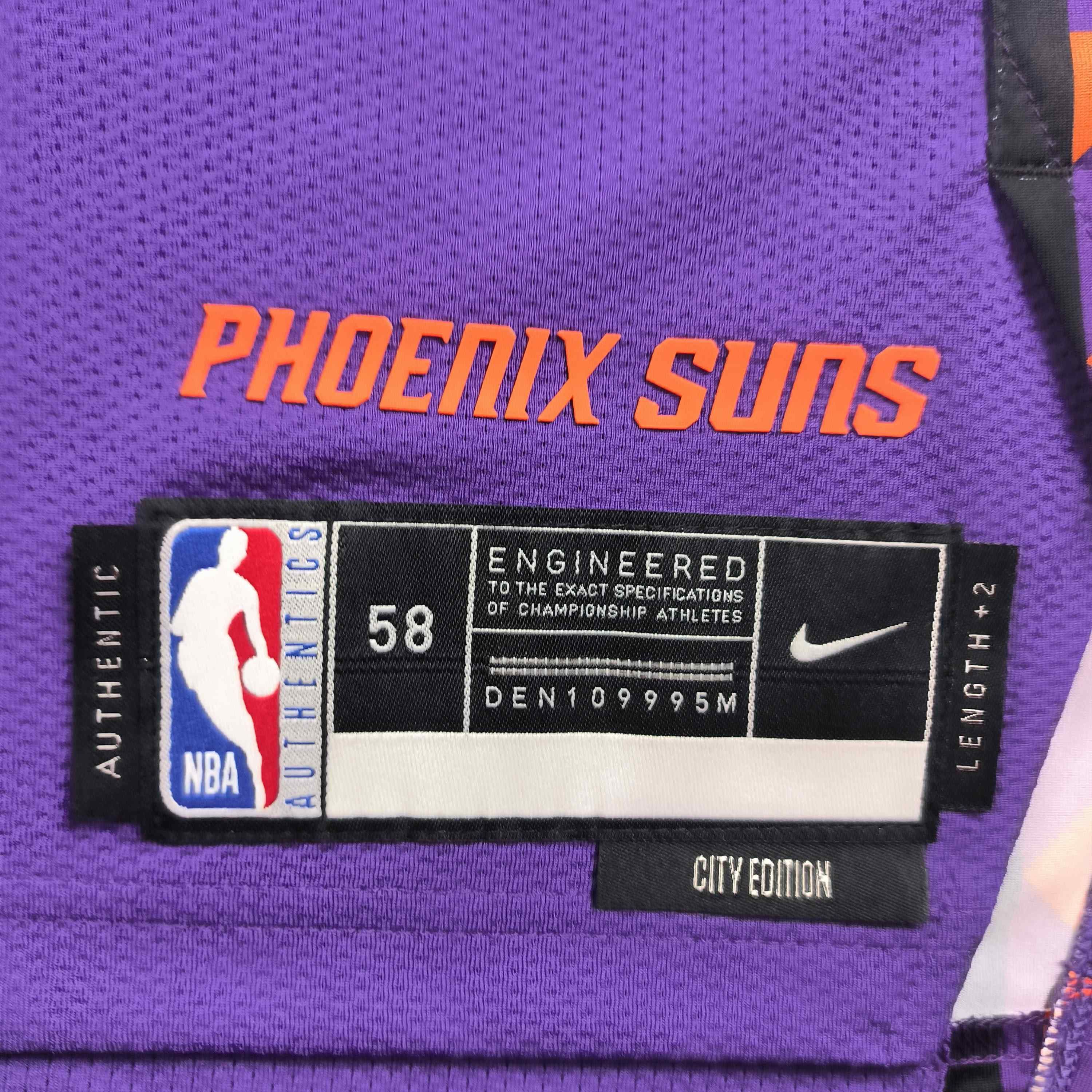 Nike NEW Phoenix Suns Kevin Durant Authentic NBA jersey size 58 Size US XXL / EU 58 / 5 - 4 Thumbnail