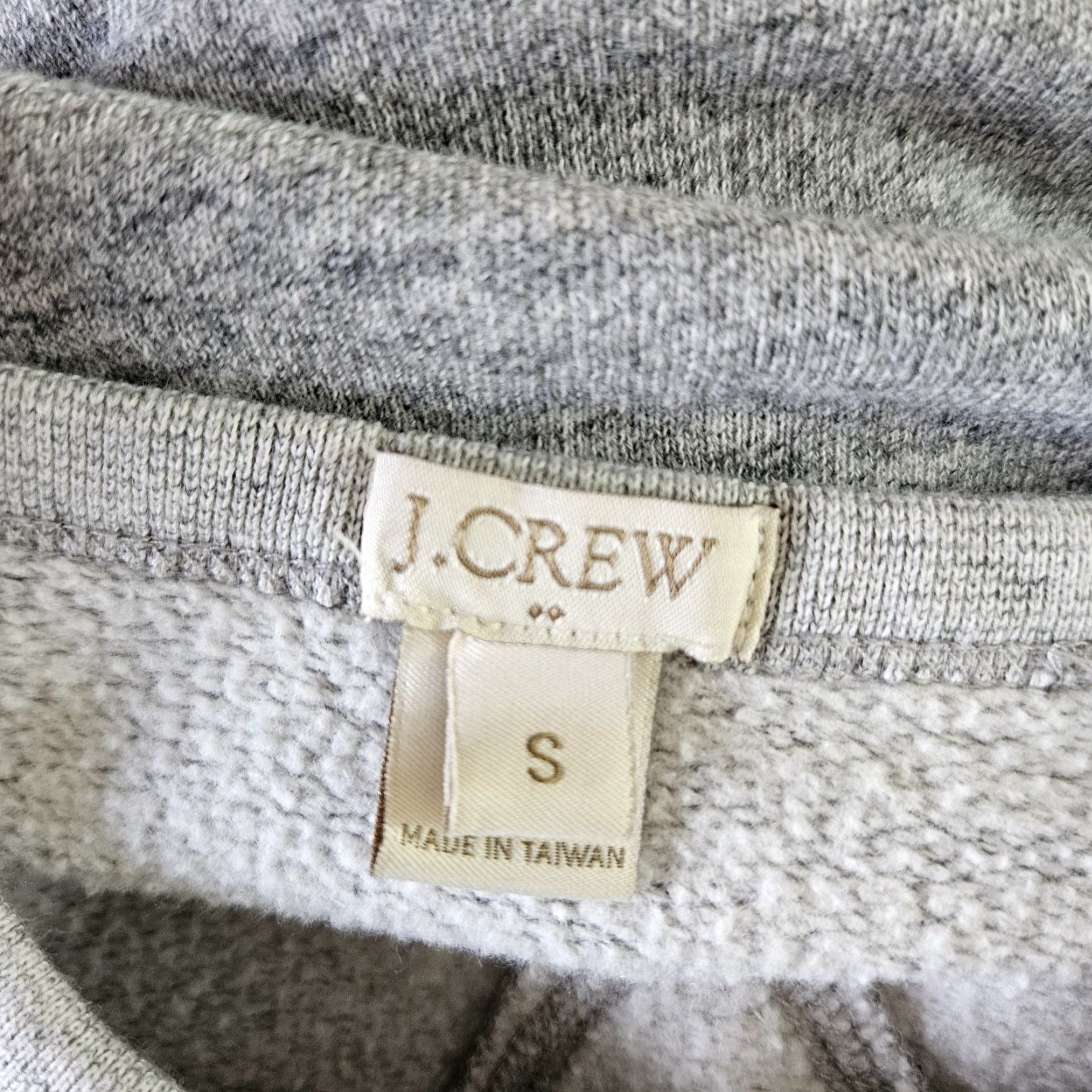 J.Crew J.Crew Sweatshirt Dress Womens Sz S Gray 3/4 Sleeve Cotton Blend Short Dress Length 33.5" Womens Size S / US 4 / IT 40 - 5 Thumbnail