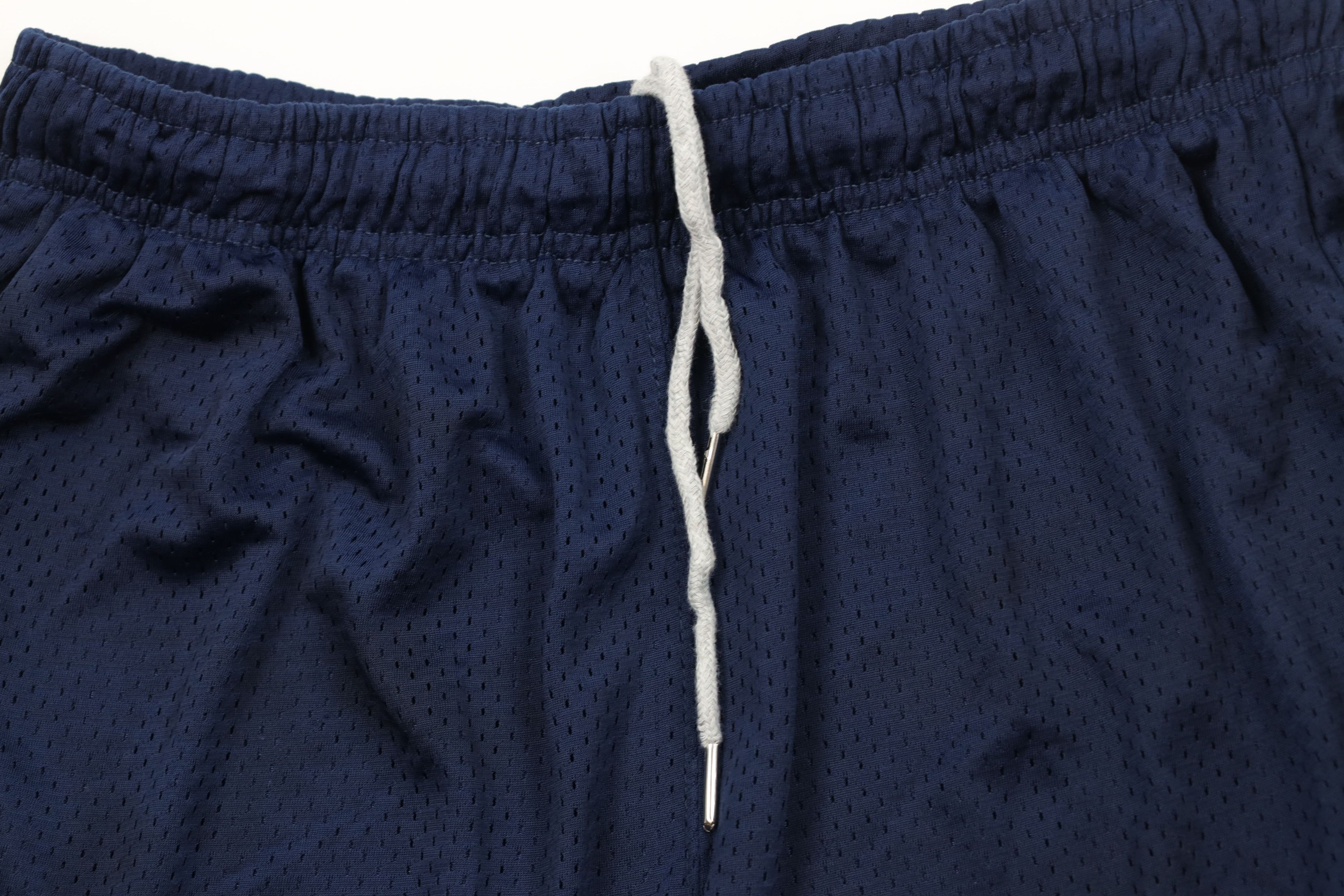 Vintage Vintage 90s Spell Out Notre Dame University Mesh Shorts Blue Size US 32 / EU 48 - 6 Thumbnail