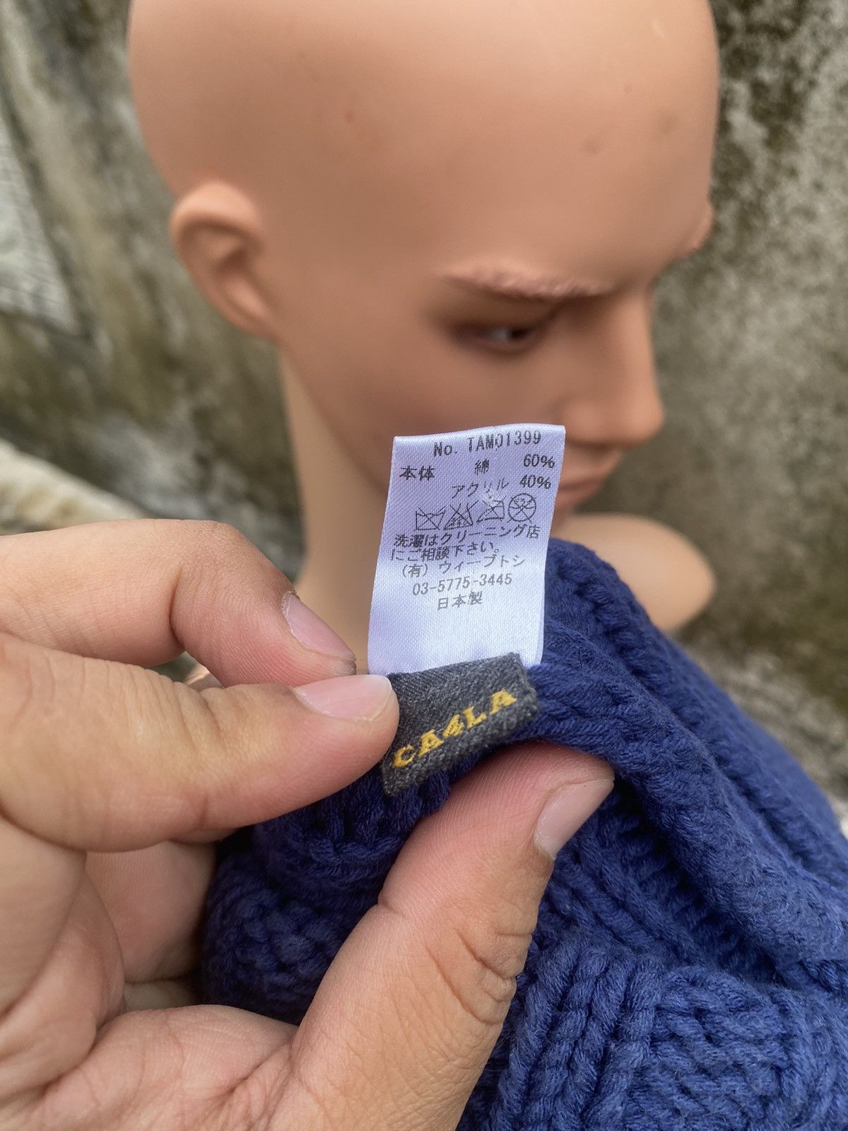 CA4LA Ca4la Knitted Beanie Hat Size ONE SIZE - 5 Thumbnail