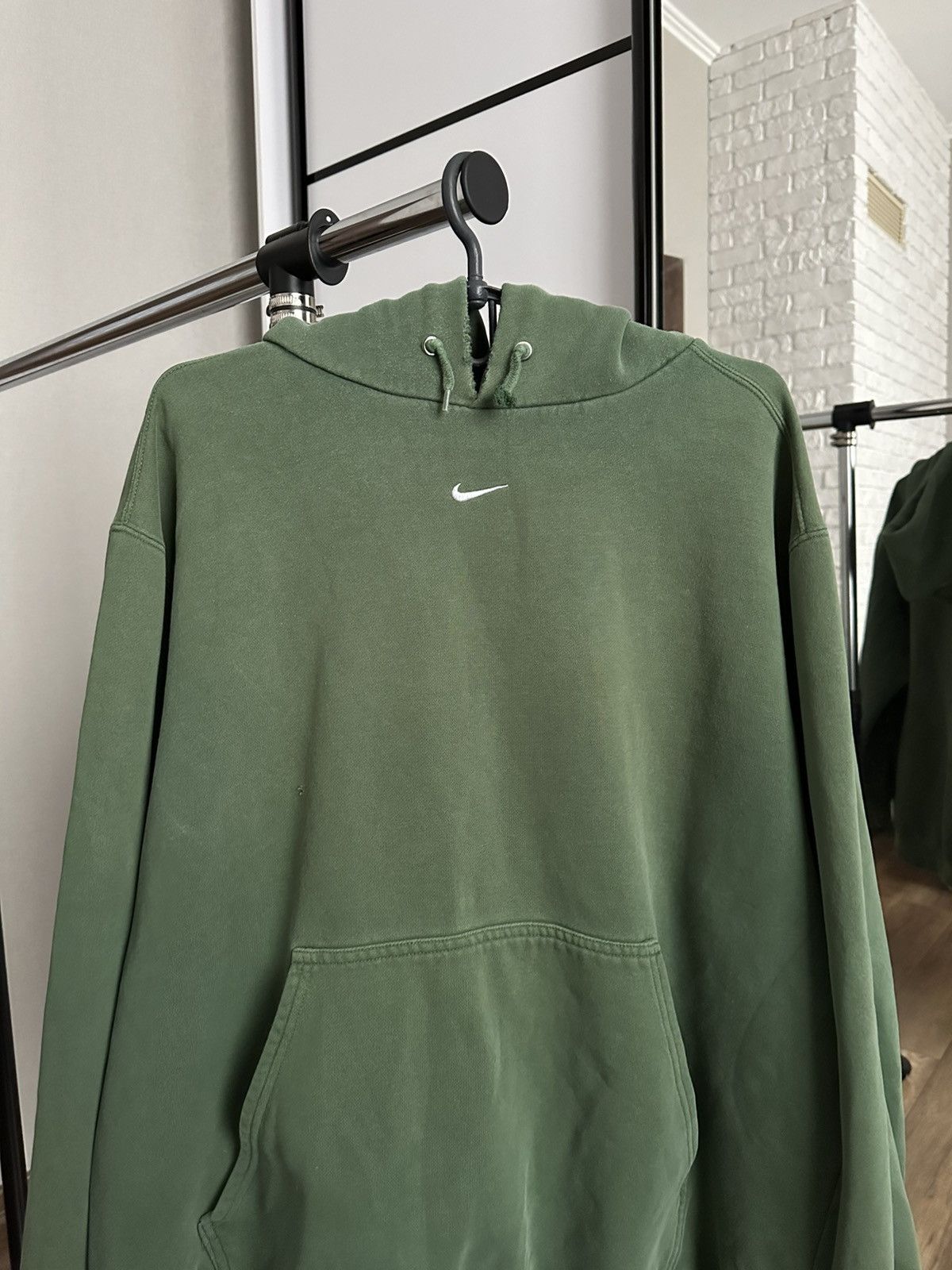 Nike Nike Hoodie Pullover Vintage Center Swoosh 90s USA Size US XL / EU 56 / 4 - 5 Thumbnail