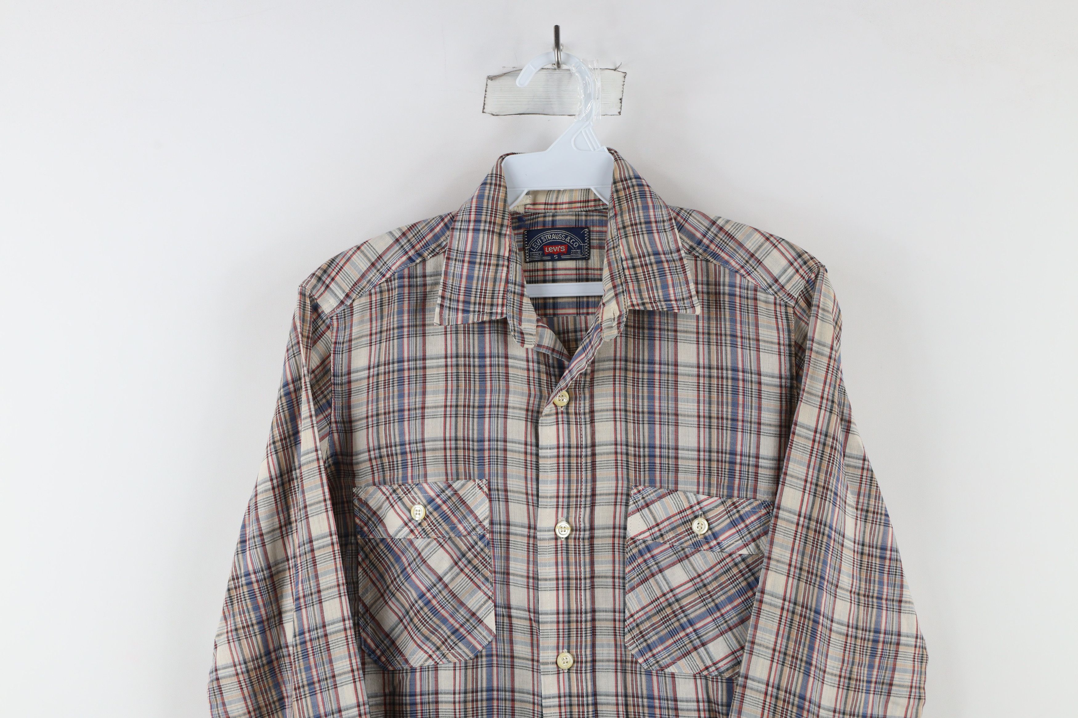Levi's × Vintage Vintage 70s Levis Western Rodeo Collared Button Shirt USA Size US S / EU 44-46 / 1 - 2 Thumbnail