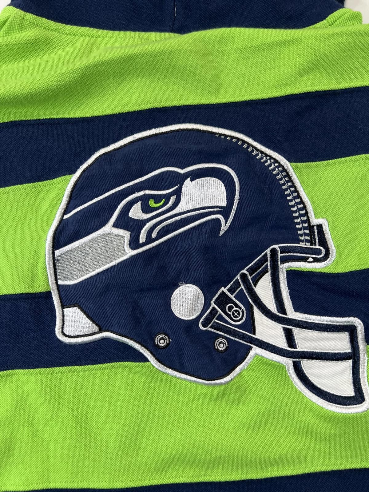 NFL Retro team nfl Seattle Seahawks Striped Hoodie L Size US L / EU 52-54 / 3 - 10 Thumbnail
