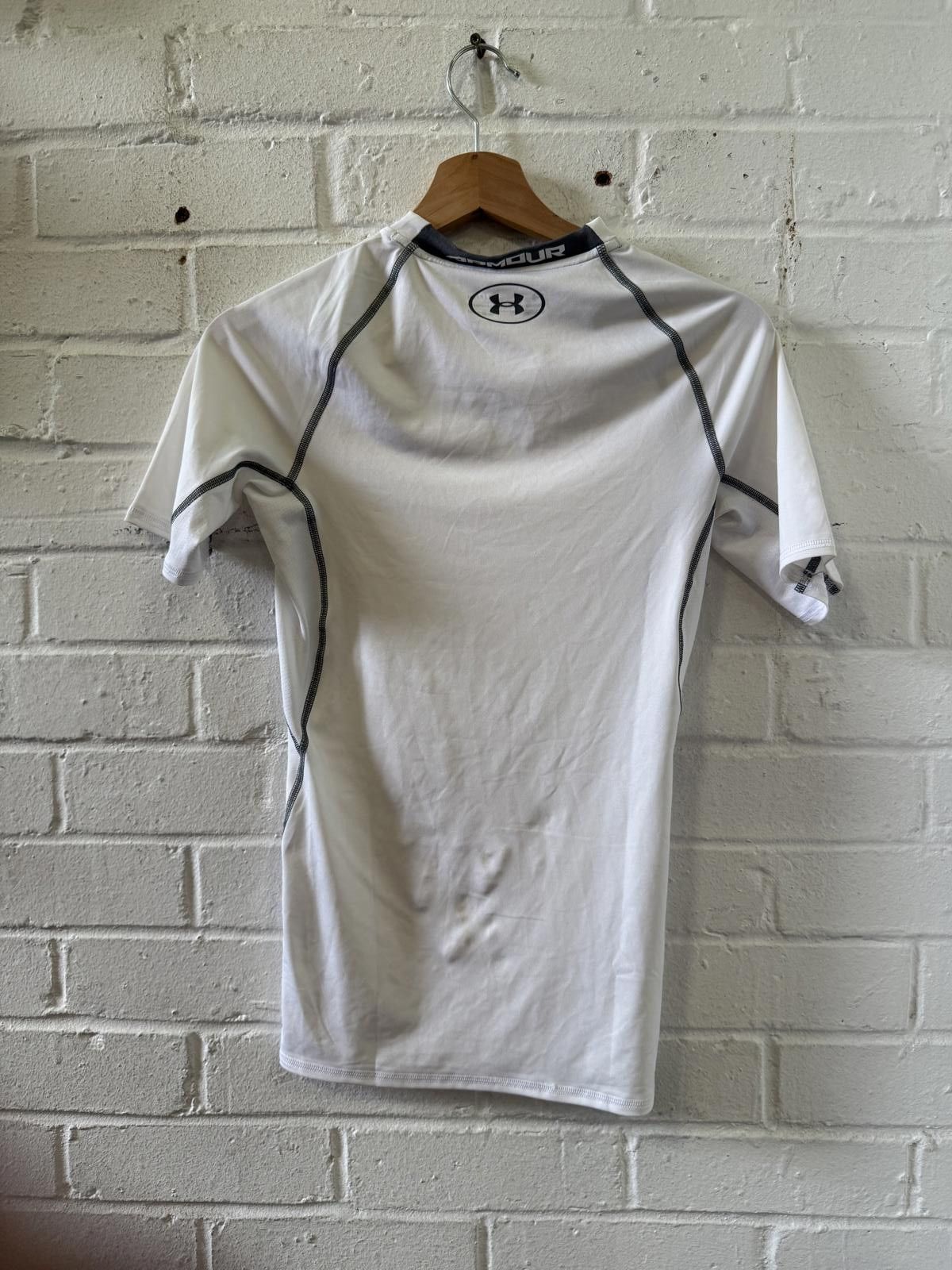 Under Armour Under Armour Men's Compression HeatGear T-Shirt White Size S Size US S / EU 44-46 / 1 - 4 Thumbnail