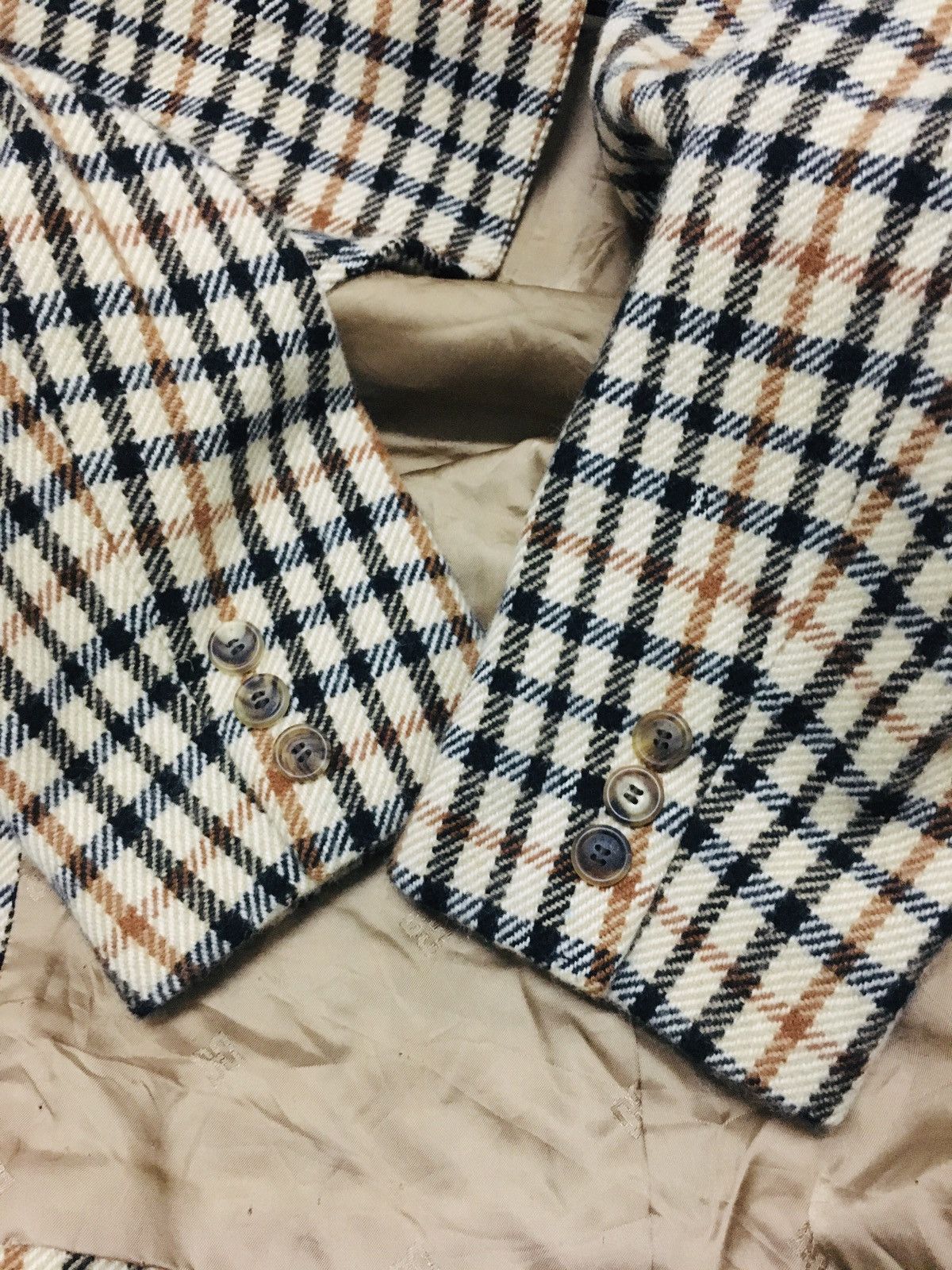 DAKS A06 Daks London 110th Anniversary Checkered Blazer Size M / US 6-8 / IT 42-44 - 8 Thumbnail