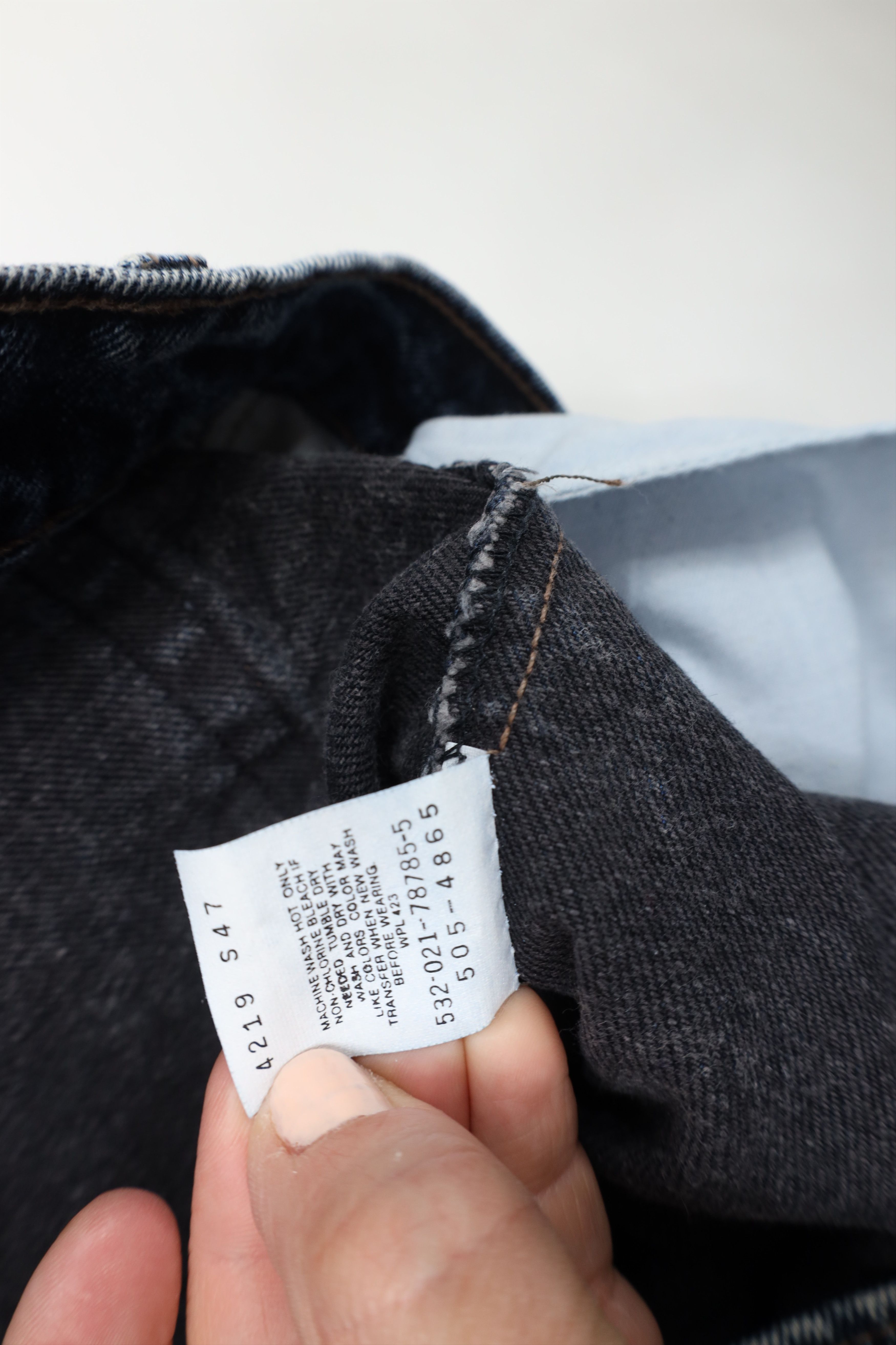 Levi's × Vintage Vintage 80s Levis 505xx Regular Fit Denim Jeans Blue USA Size US 36 / EU 52 - 8 Thumbnail