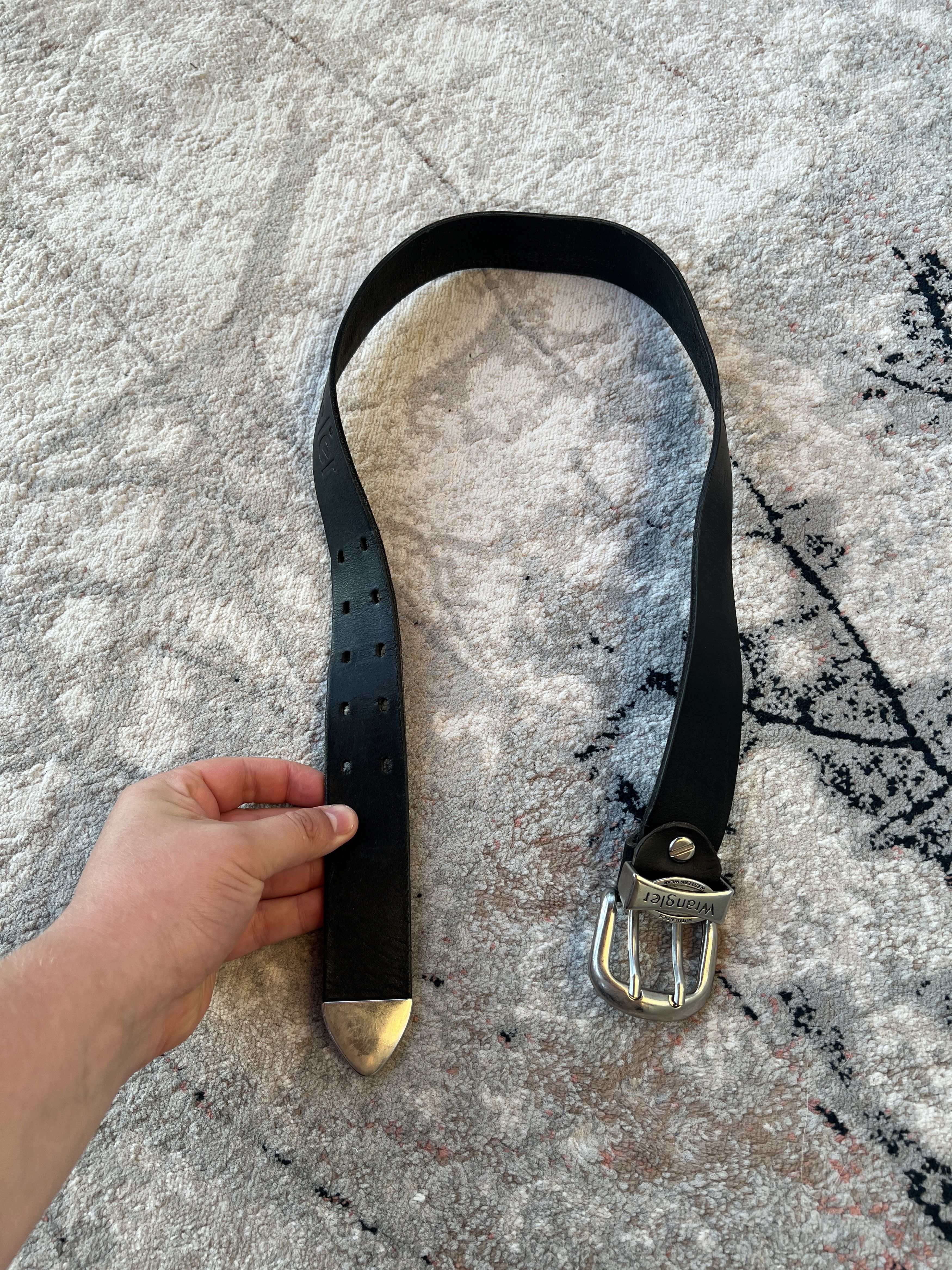 Wrangler Wrangler Leather Belt Size ONE SIZE - 3 Thumbnail