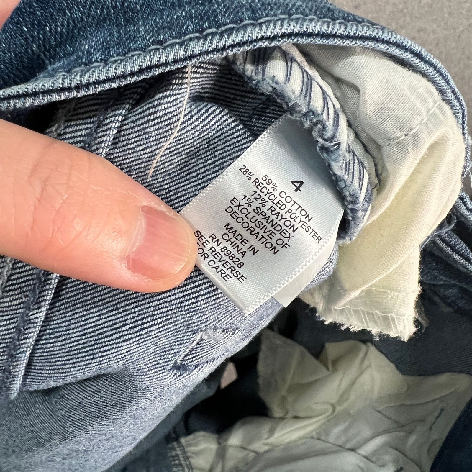 Other Logo Lavish Jeans Womens 4 Blue Dark Wash Patchwork Size 27" / US 4 / IT 40 - 5 Thumbnail