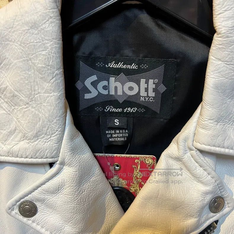 Schott Schott NYC Women's 626VN Motorcycle Jacket Size S / US 4 / IT 40 - 3 Thumbnail