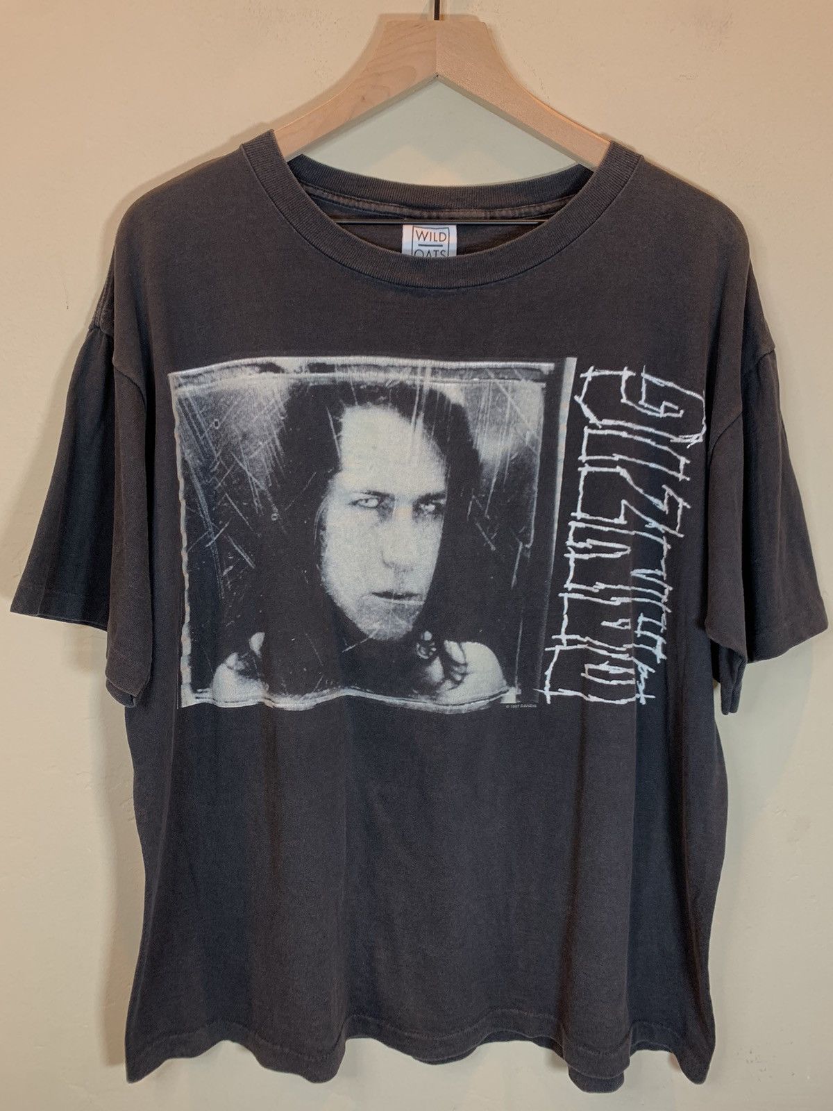 Band Tees × Vintage *RARE* Vintage Danzig Blackacidevil Tour Single Stitch Shirt Size US XL / EU 56 / 4 - 1 Thumbnail