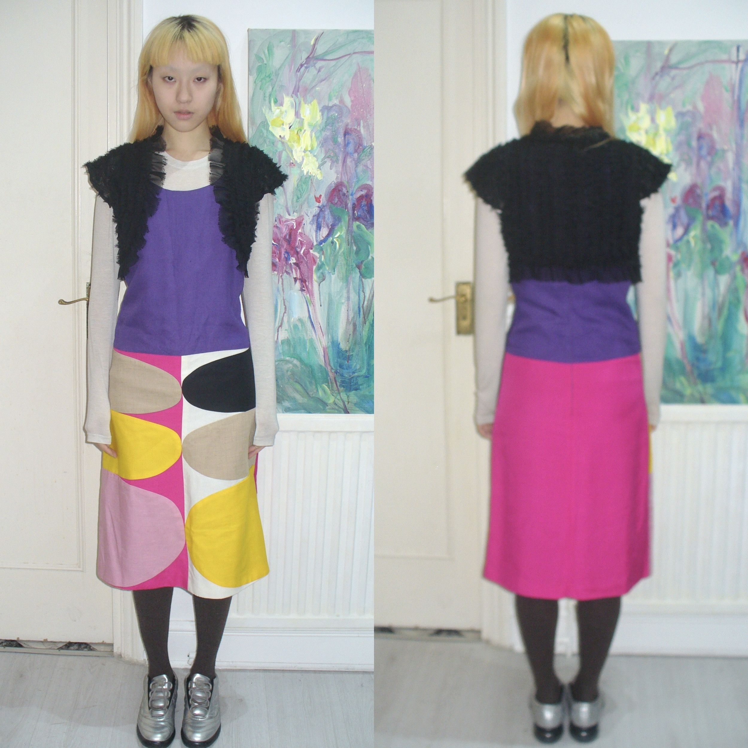 Other From Japan preloved black ruffled boléro shrug Size S / US 4 / IT 40 - 3 Thumbnail