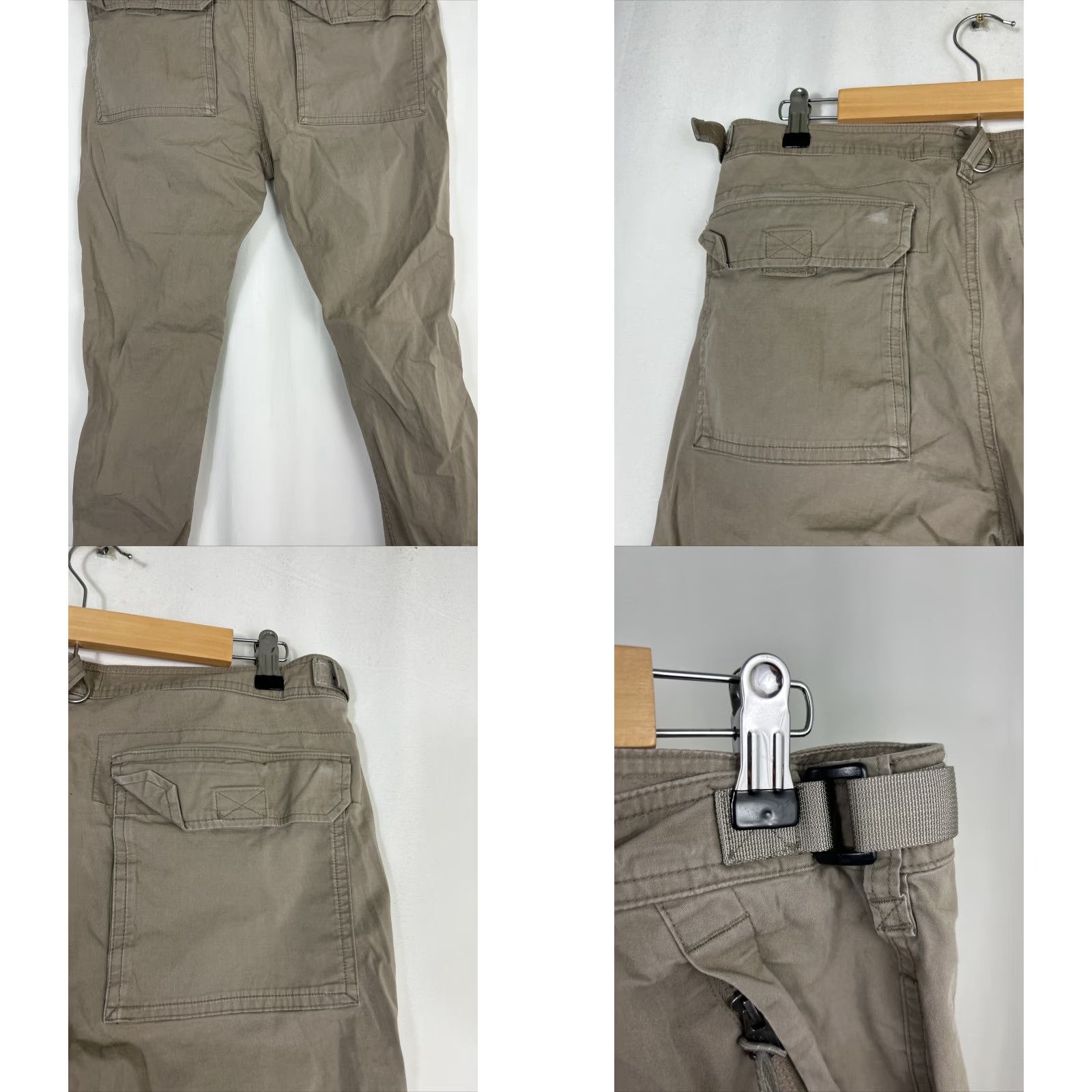 Abercrombie & Fitch Abercrombie & Fitch Pants Slim Straight 32x29 Beige Zipper Pockets Ankle Men Size US 32 / EU 48 - 9 Thumbnail