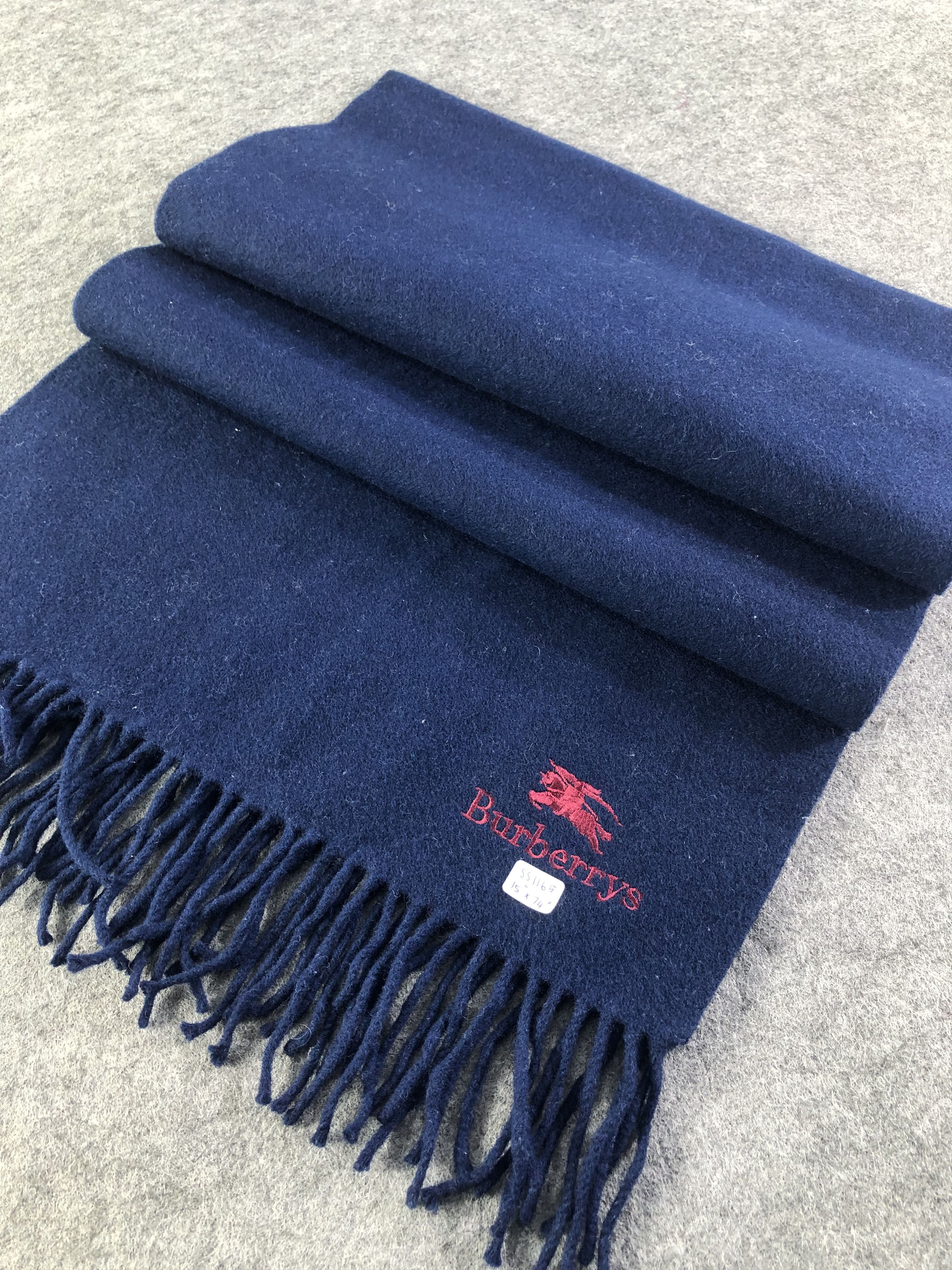 Burberry Burberrys Lambswool Scarf / Muffler / Neckwear Size ONE SIZE - 2 Thumbnail