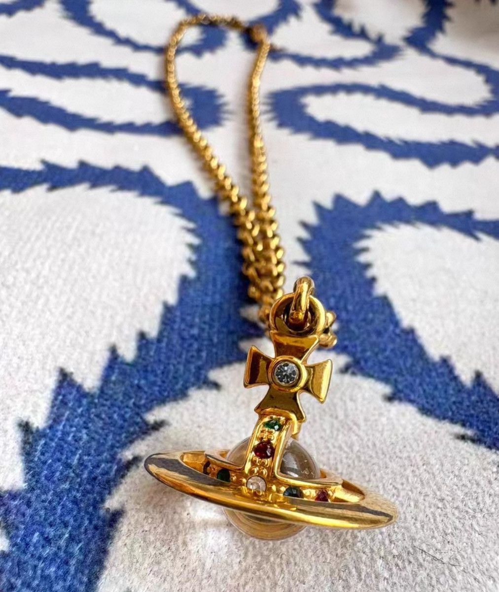 Vivienne Westwood Vivienne Westwood Gold Orb Necklace. Size ONE SIZE - 5 Thumbnail