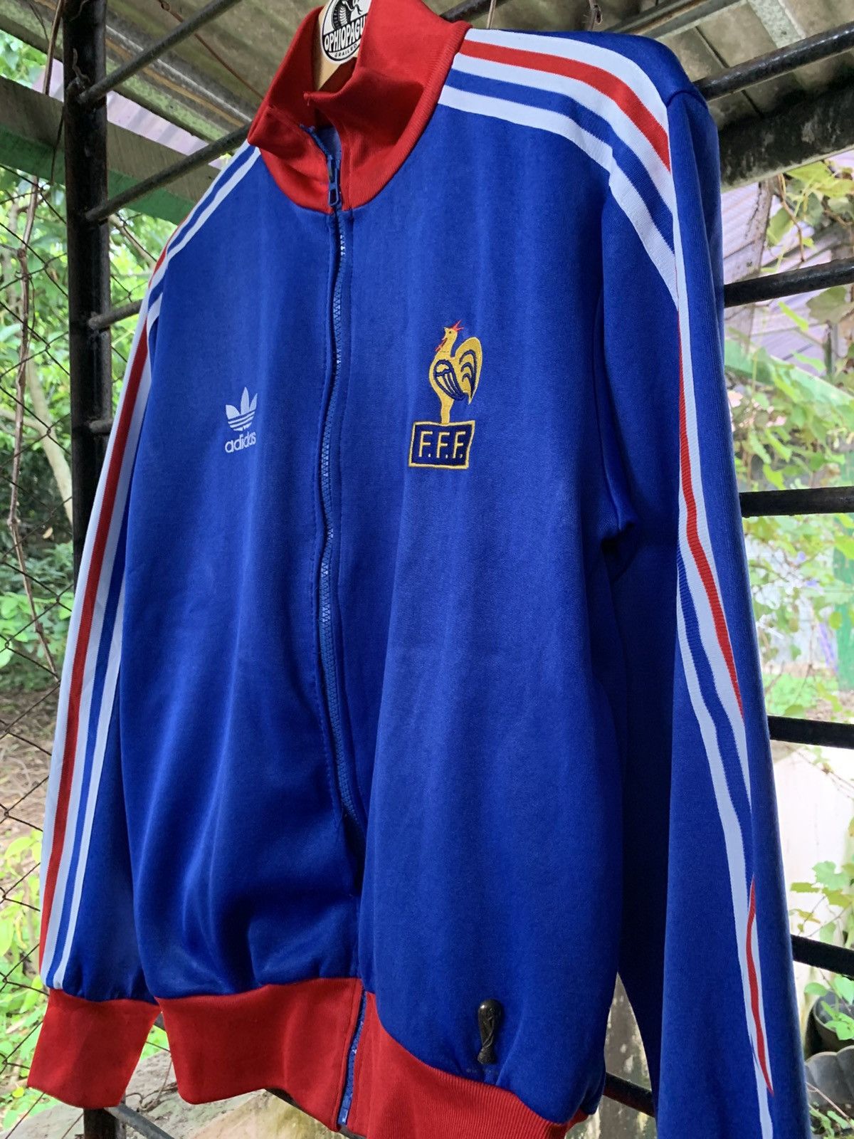 Adidas 🐍 Vintage Adidas France Track Jacket Size US M / EU 48-50 / 2 - 2 Thumbnail