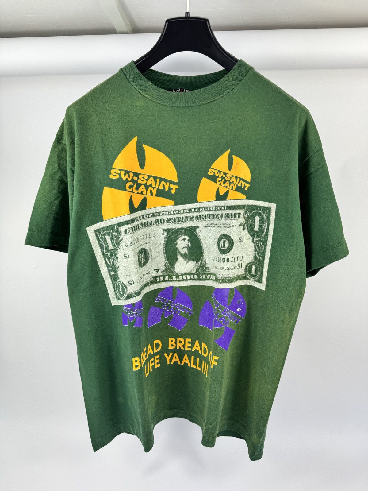 Saint Michael DOLLAR PRINT T-SHIRT Size US L / EU 52-54 / 3 - 1 Thumbnail