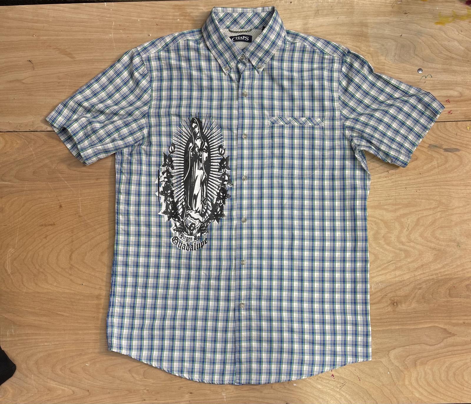 Affliction CHAPS VIRGIN MARRY STYLE FLANNEL Size 38R - 1 Thumbnail