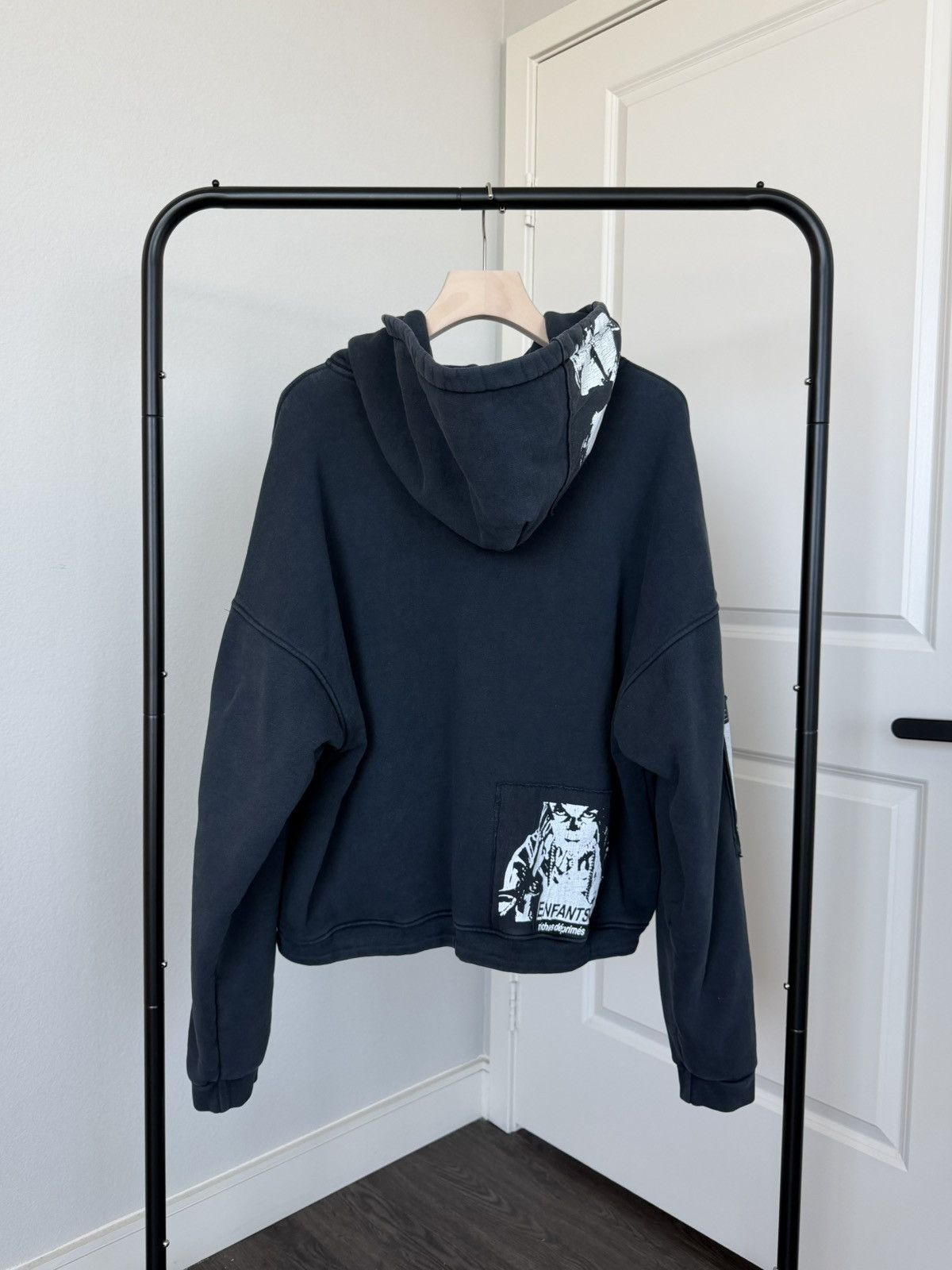 Enfants Riches Deprimes Enfants Riches Deprimes Gas Mask Patchwork Zip Up Hoodie Size US M / EU 48-50 / 2 - 2 Thumbnail